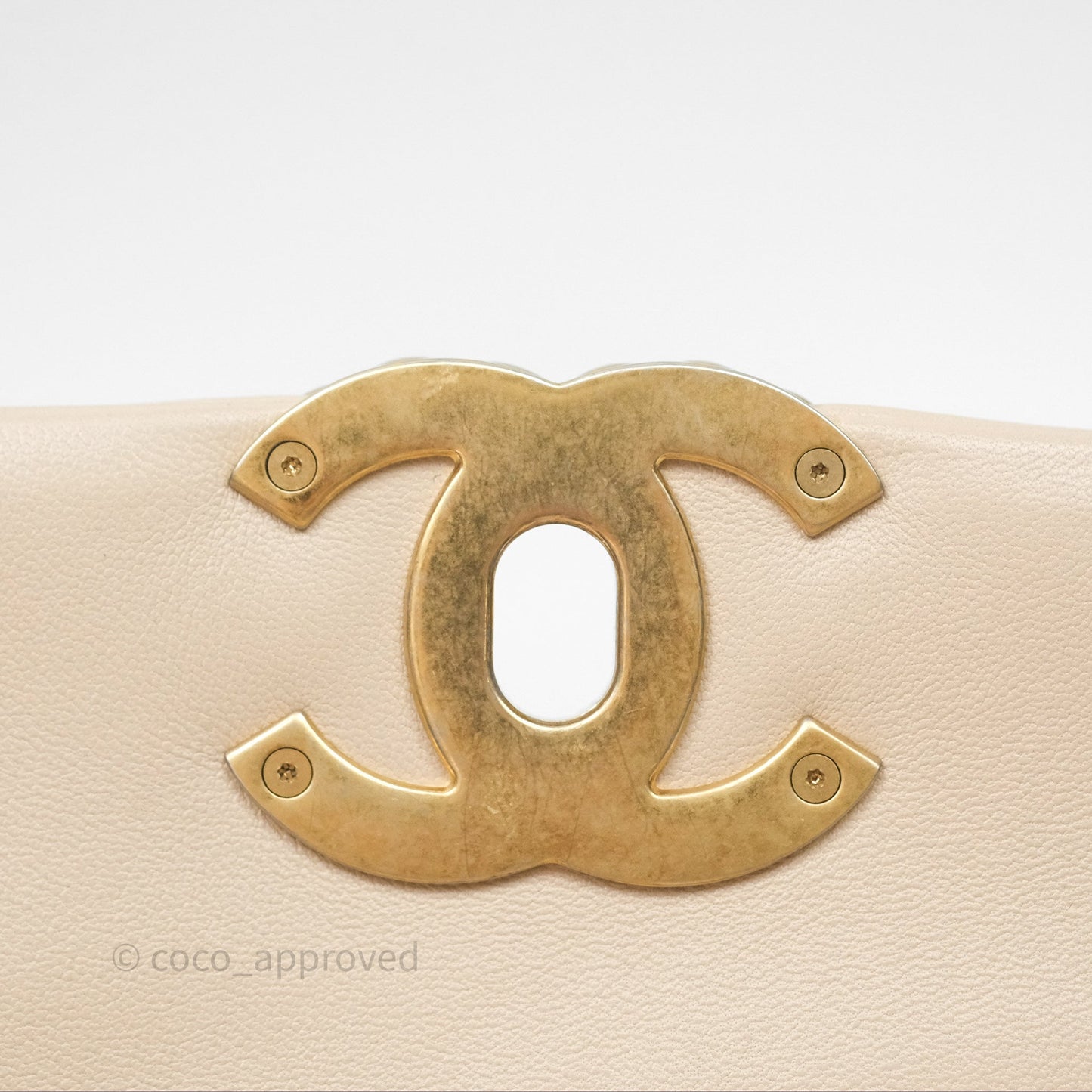 Chanel 19 Small Beige Mixed Hardware