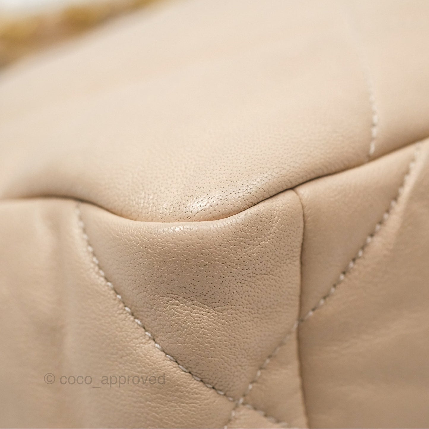 Chanel 19 Small Beige Mixed Hardware