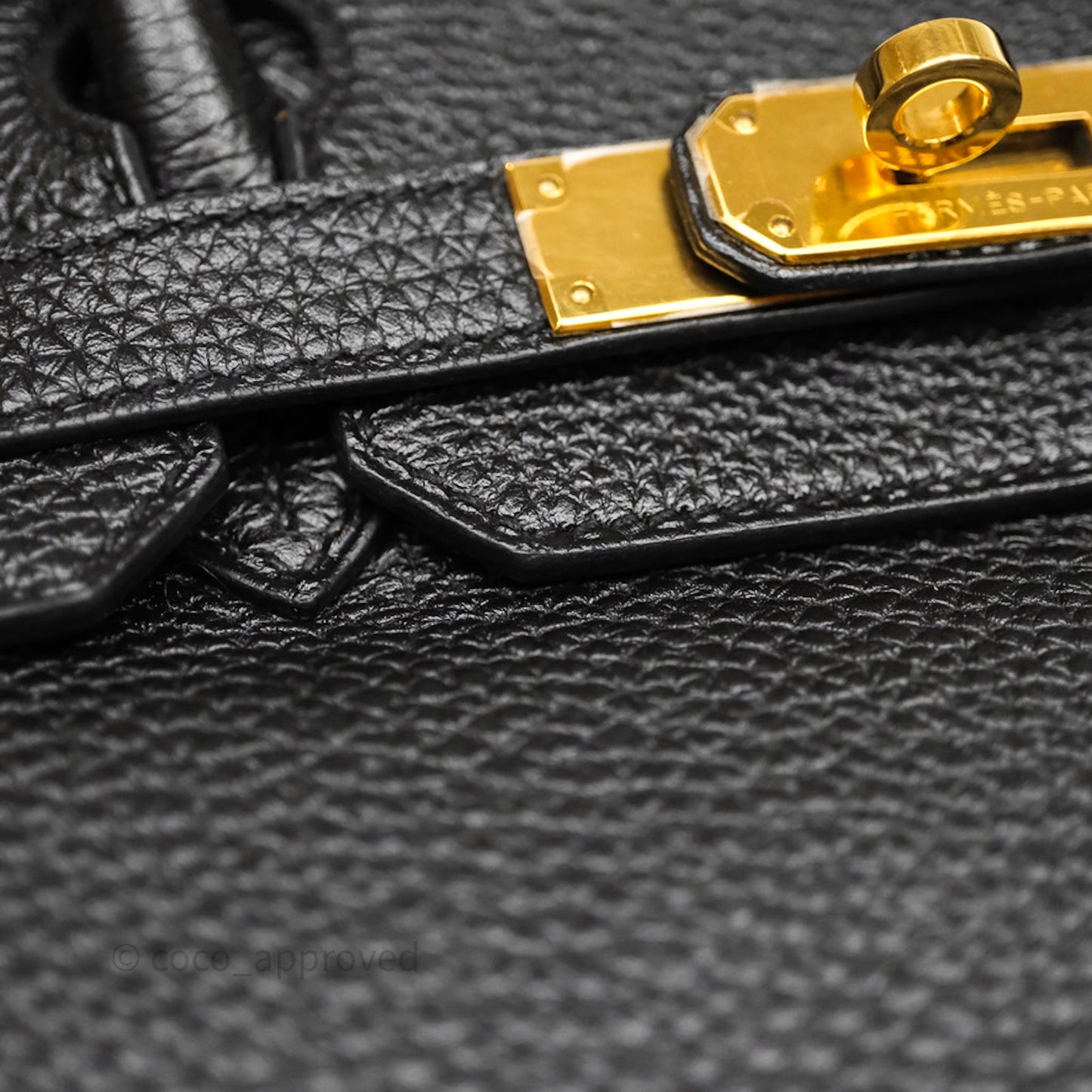 Hermès Birkin 30 Black Noir 89 Togo Gold Hardware