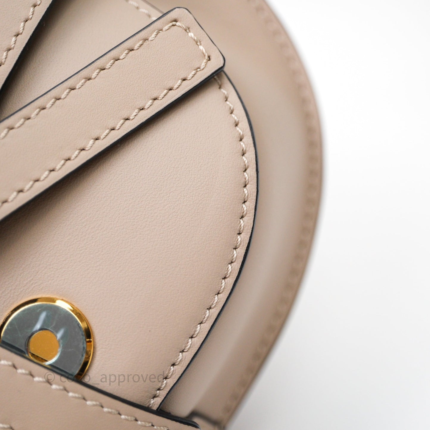 Loewe Mini Gate Dual Bag Beige Sand Soft Calfskin Jacquard Strap