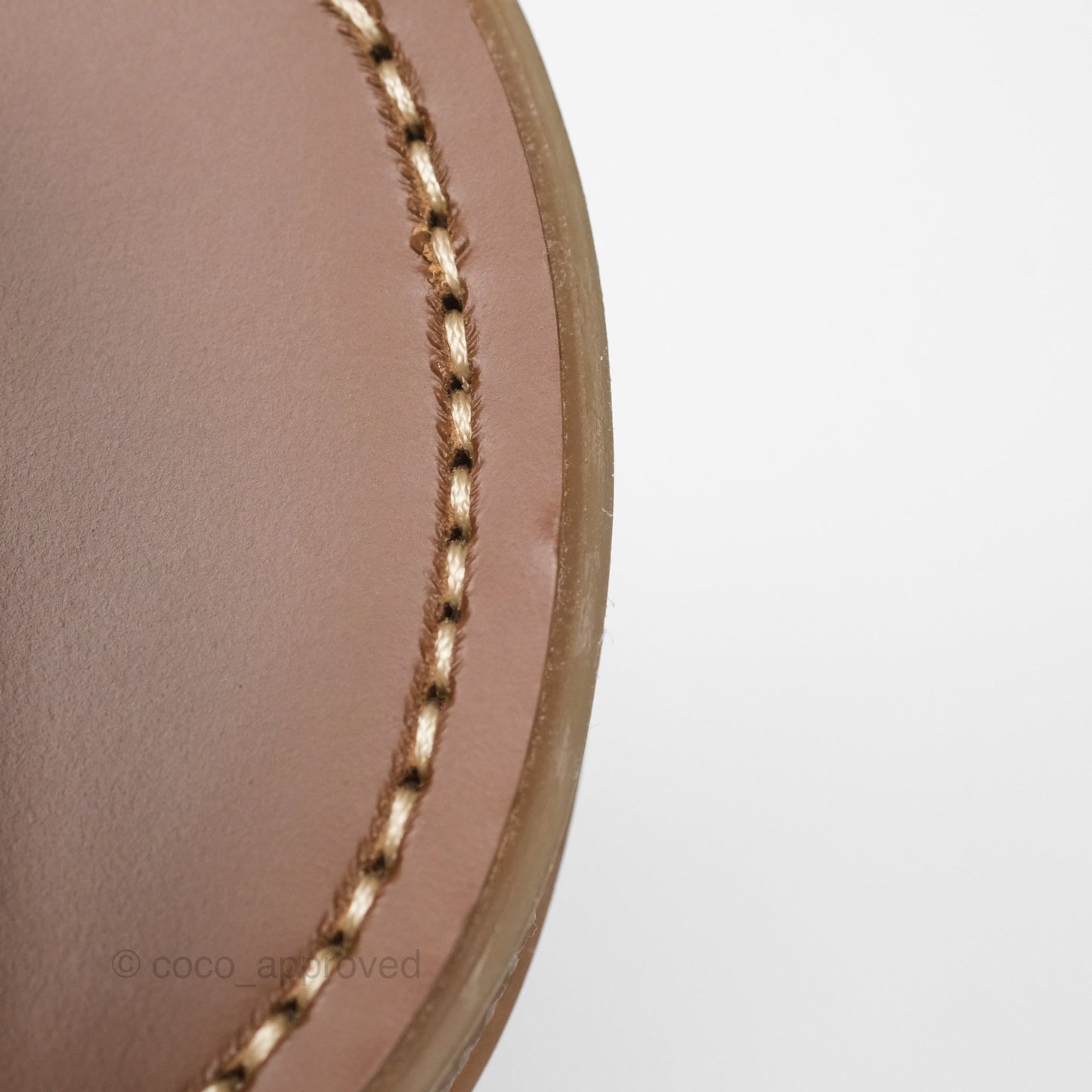 Celine Clea Triomphe Sandals Calfskin Vegetal Tanning & Canvas Size 36