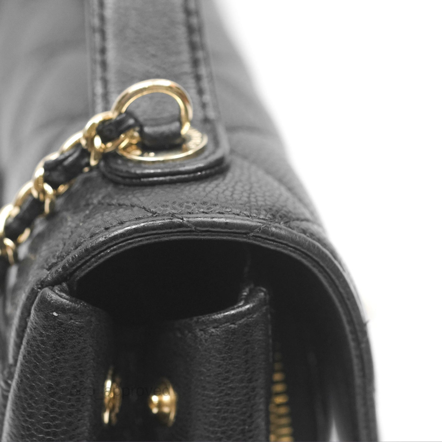 Chanel Quilted Small Business Affinity Flap Black Caviar Gold Hardware
