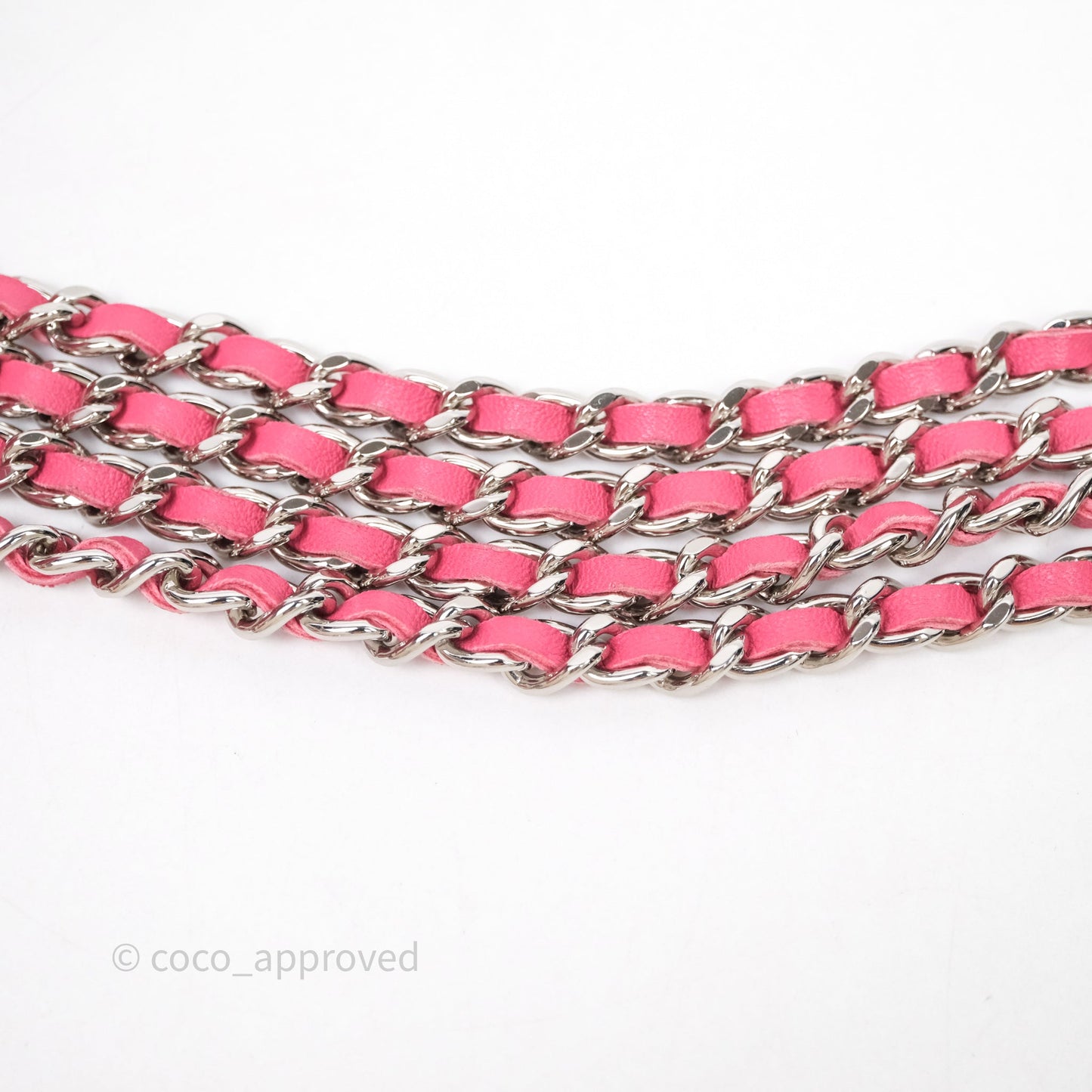 Chanel Quilted Round Clutch With Chain Dark Pink Lambskin Gold Hardware