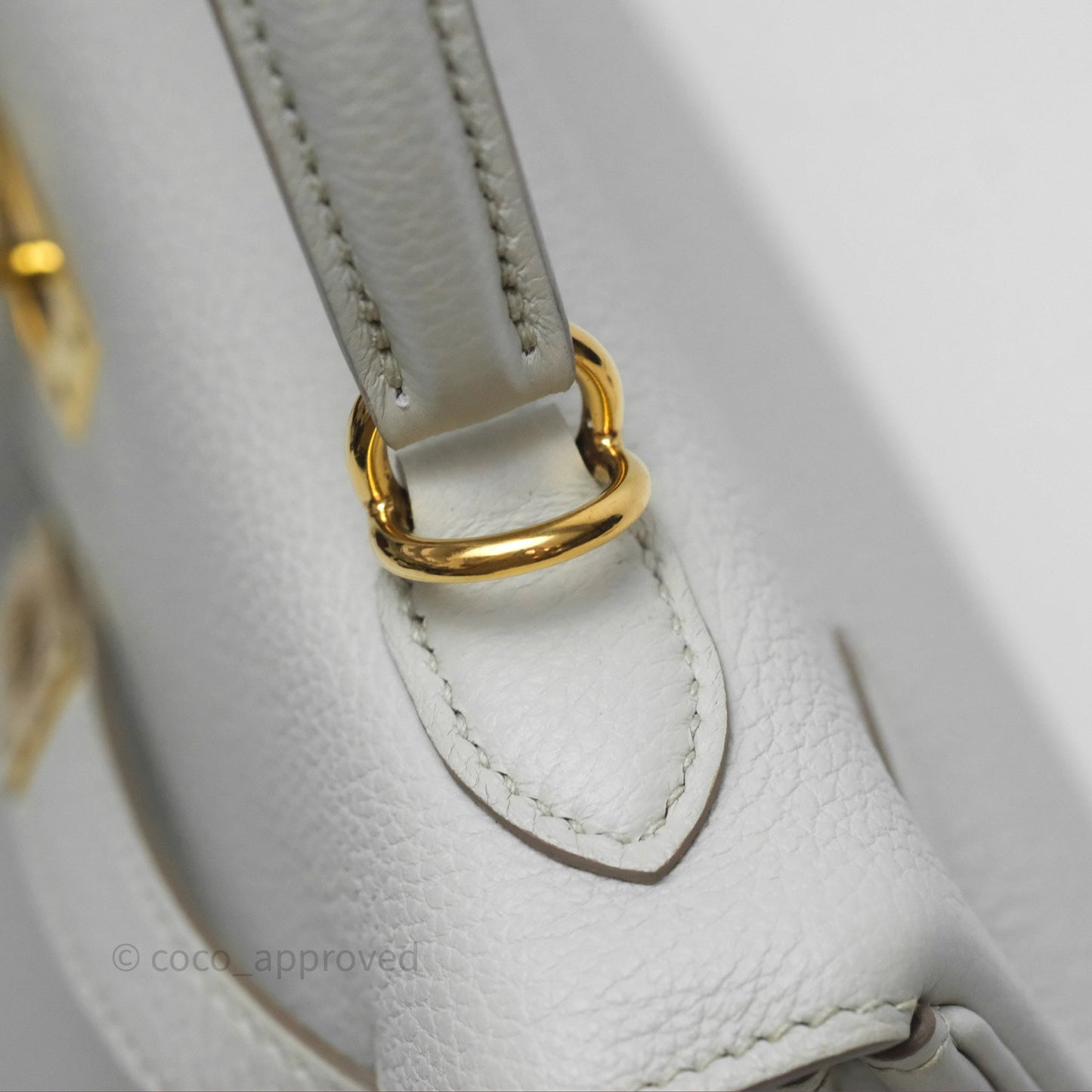 Hermès Retourne Kelly 25 Beton 8L Togo Gold Hardware