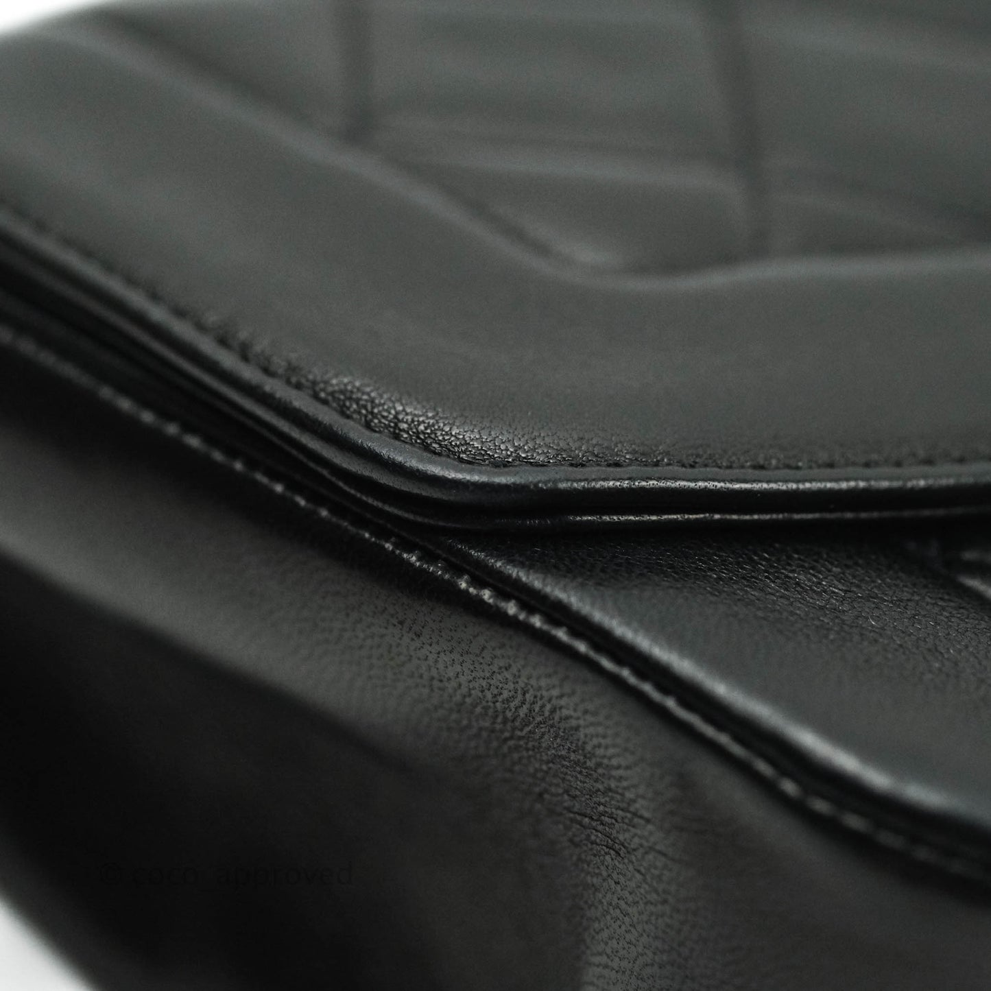 Chanel Black Quilted Lambskin Small Vintage Classic Diana Flap Bag