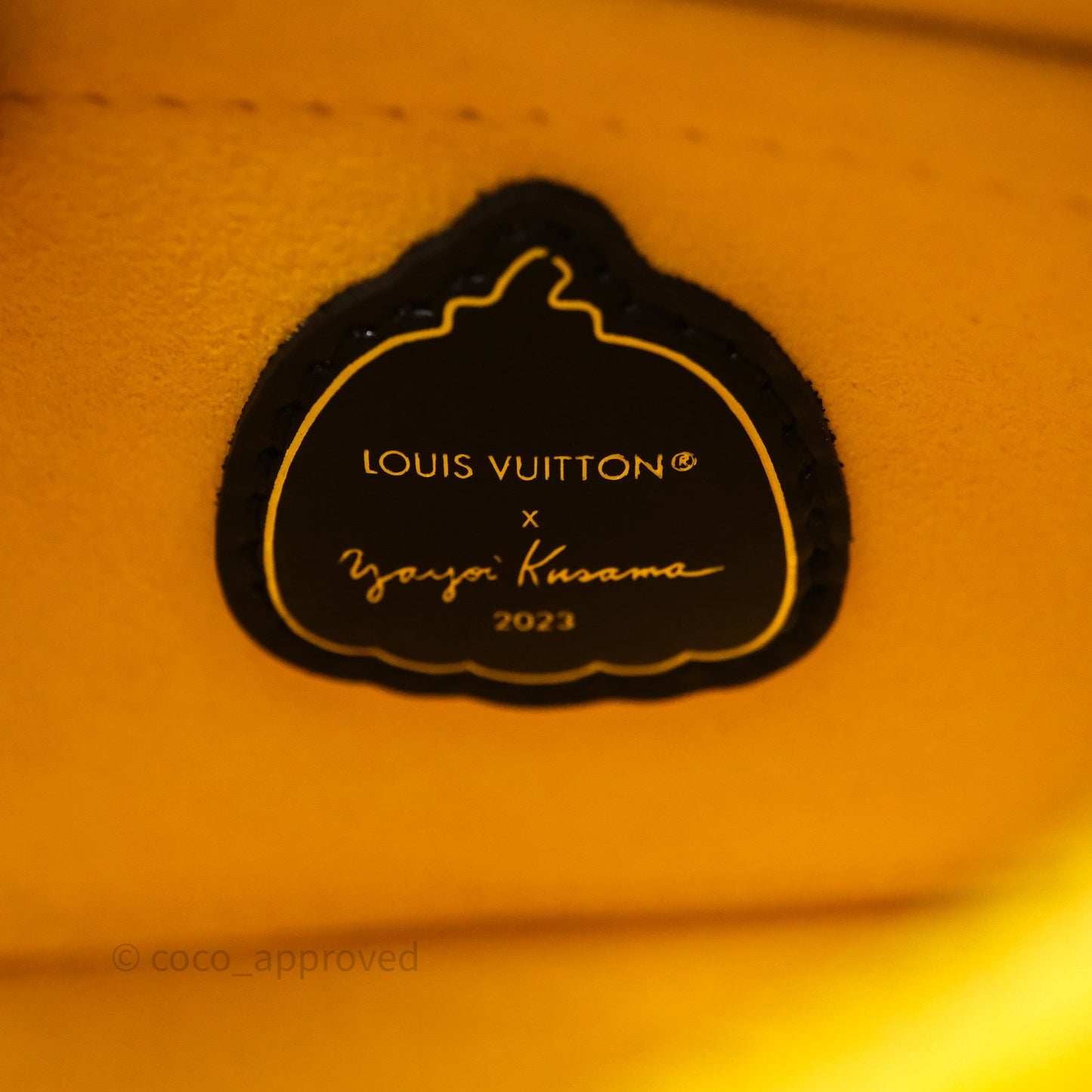 Louis Vuitton x Yayoi Kusama Epi Marellini Bag Infinity Dots Yellow Silver Hardware