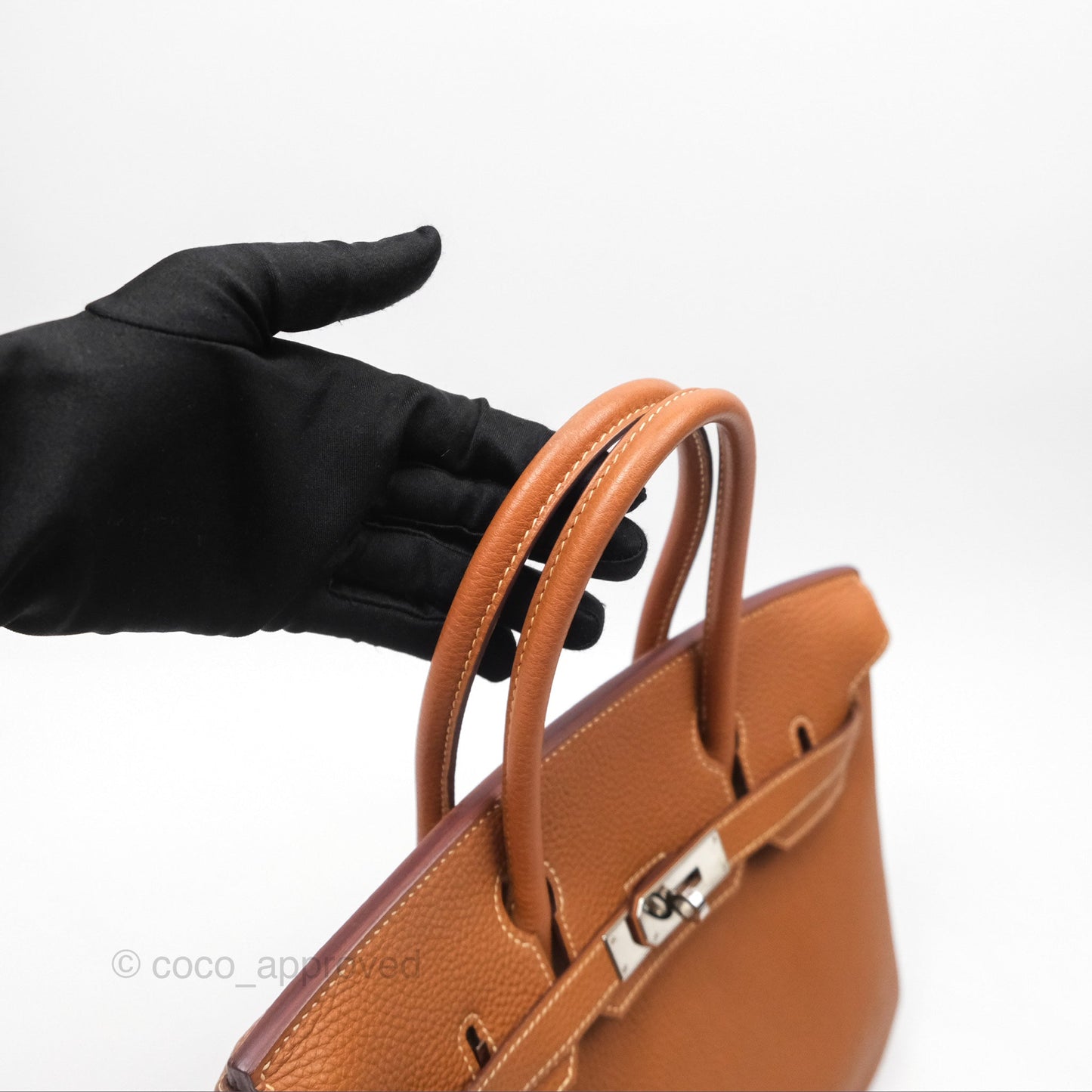 Hermès Birkin 30 Retourne Gold 37 Clemence Palladium Hardware
