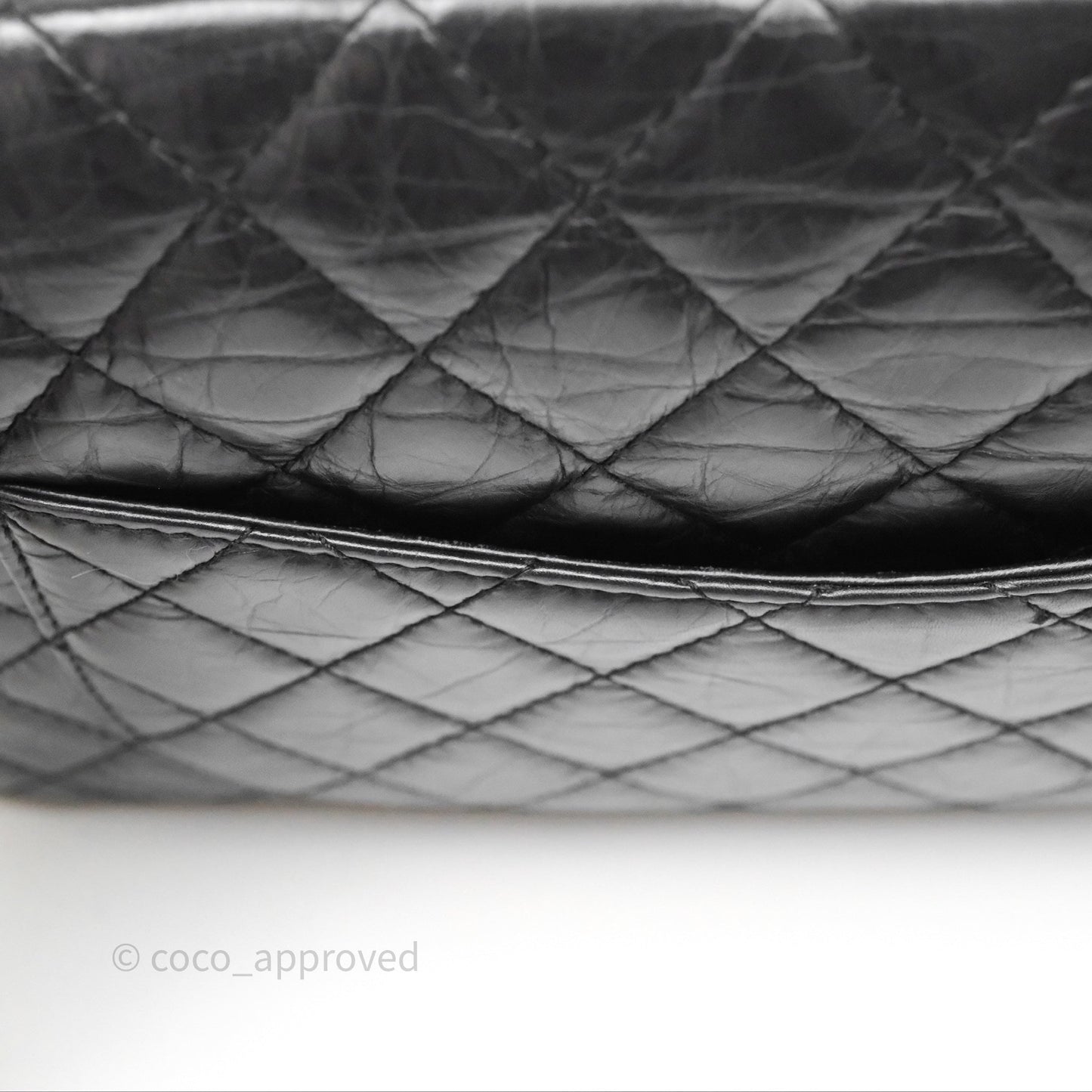 Chanel Reissue Quilted Aged Calfskin Black Ruthenium Hardware 226