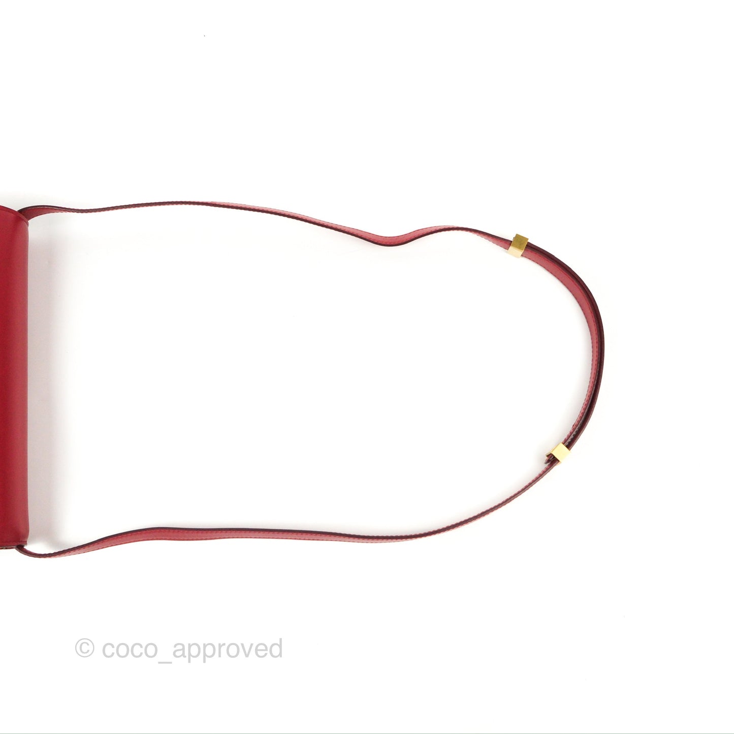 Celine Medium Classic Box Flap Red Calfskin