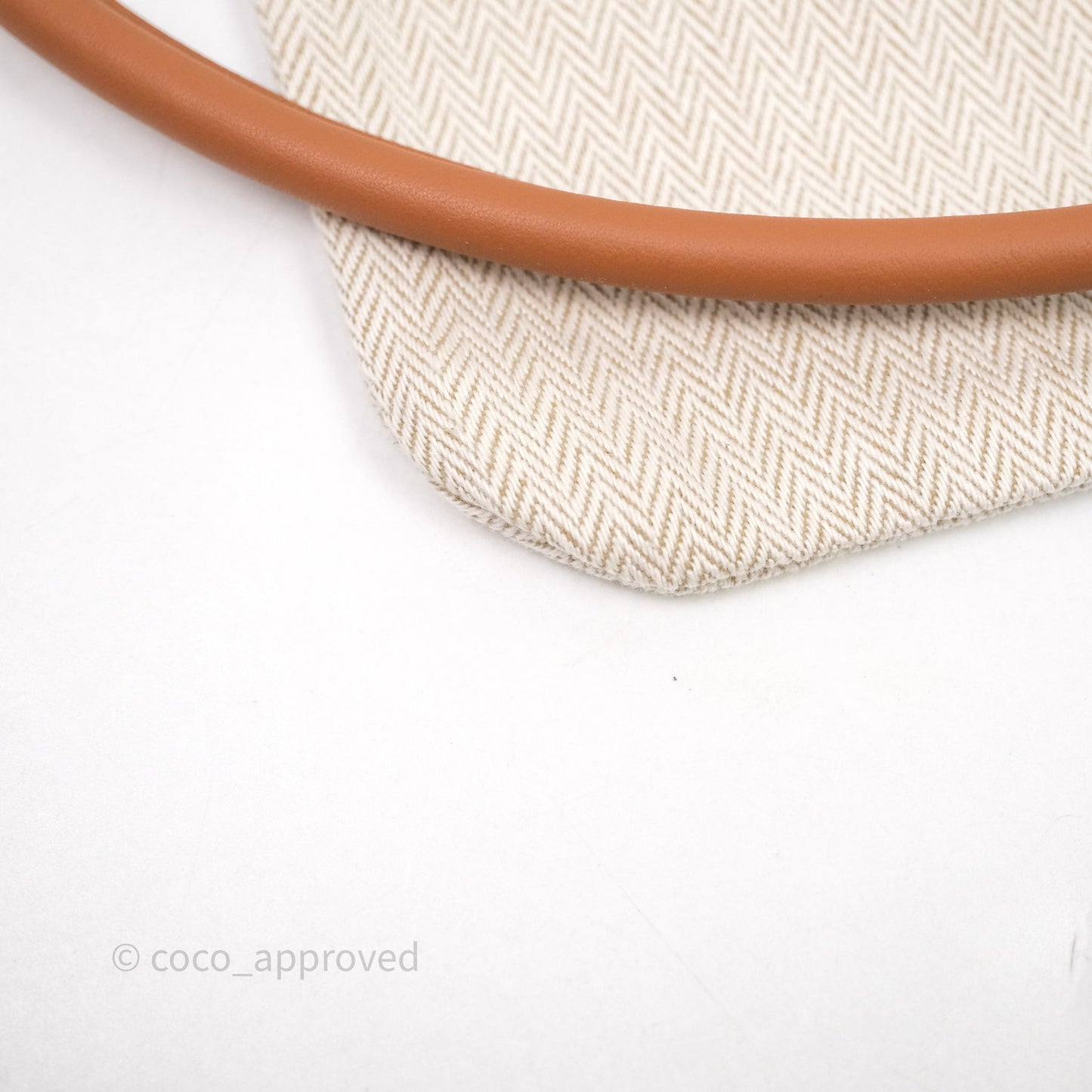 Hermès Aline Canvas Tote Bag