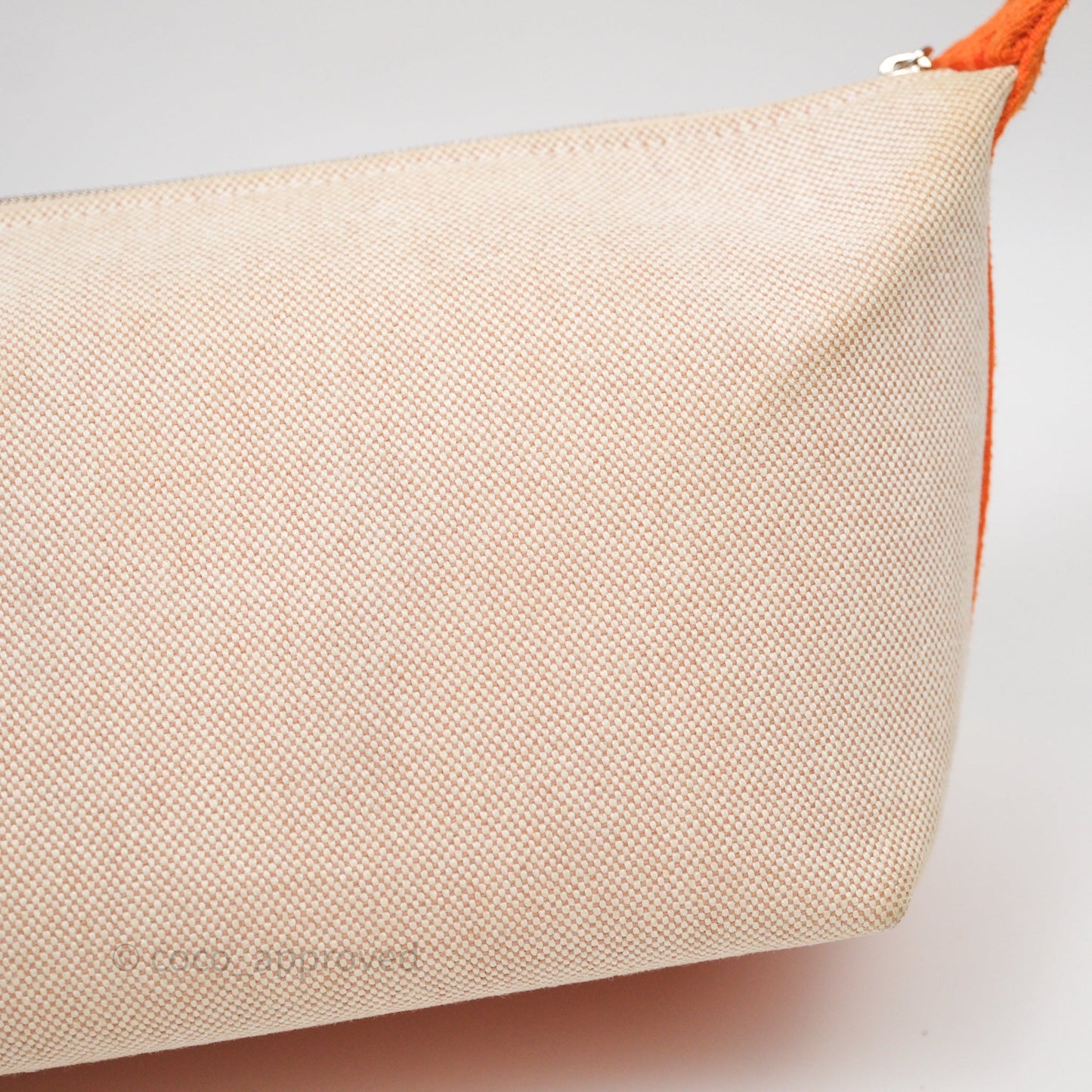 Hermès Small Bride-A-Brac Natural Orange Canvas