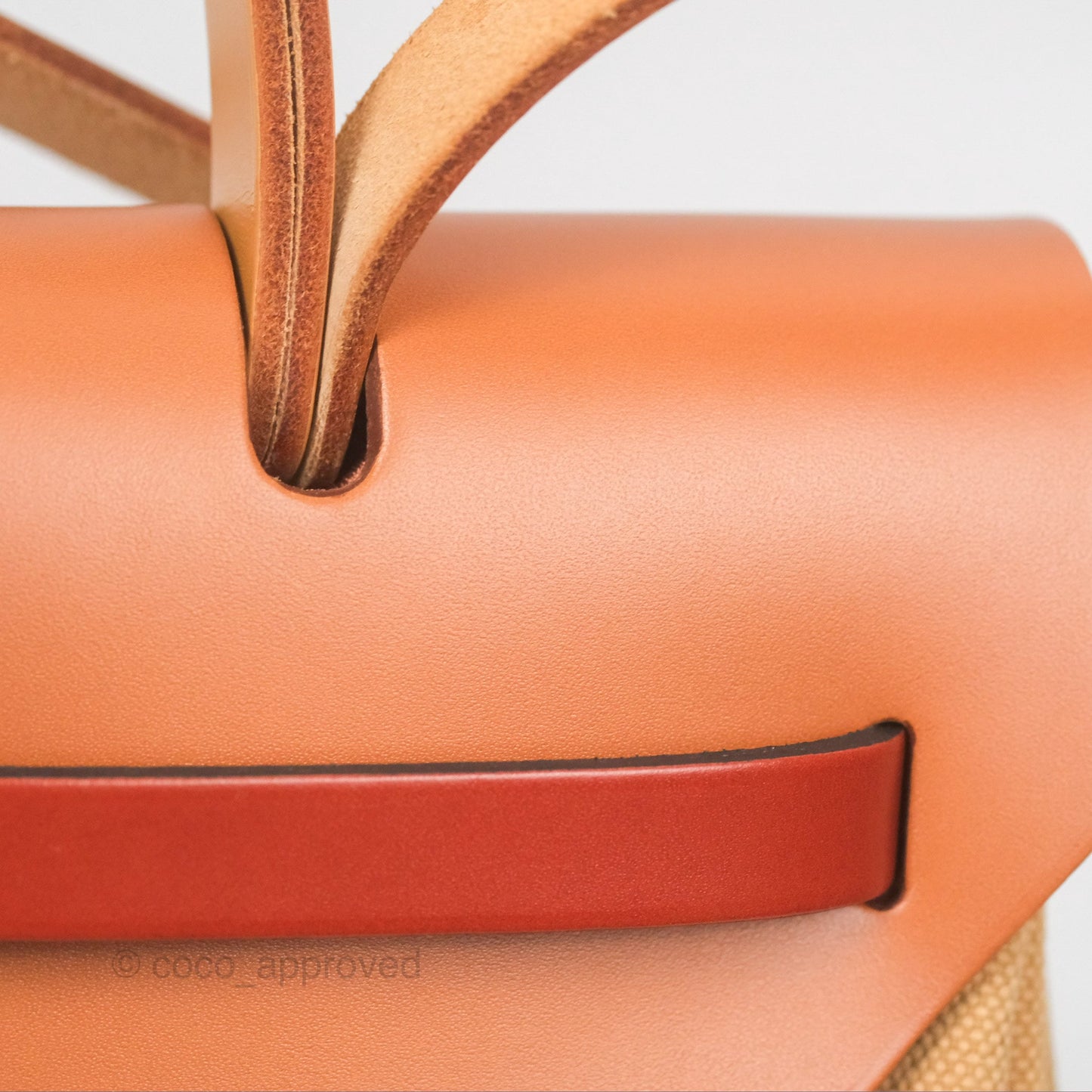Hermès Herbag Zip 31 Retourne Chai 0M/ Natural Sable 21/ Fauve 34/ Cuivre 6C