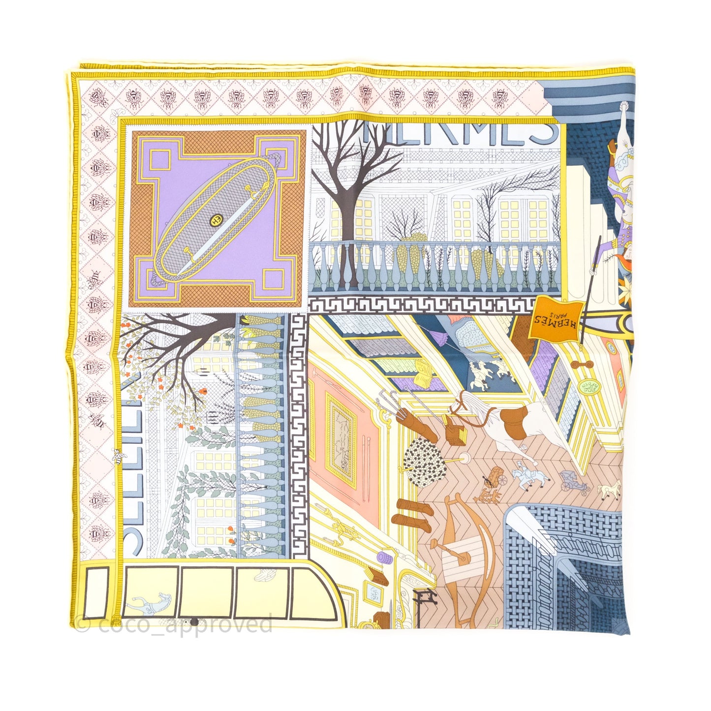 Hermès Objets de Curiosite Silk Scarf 90