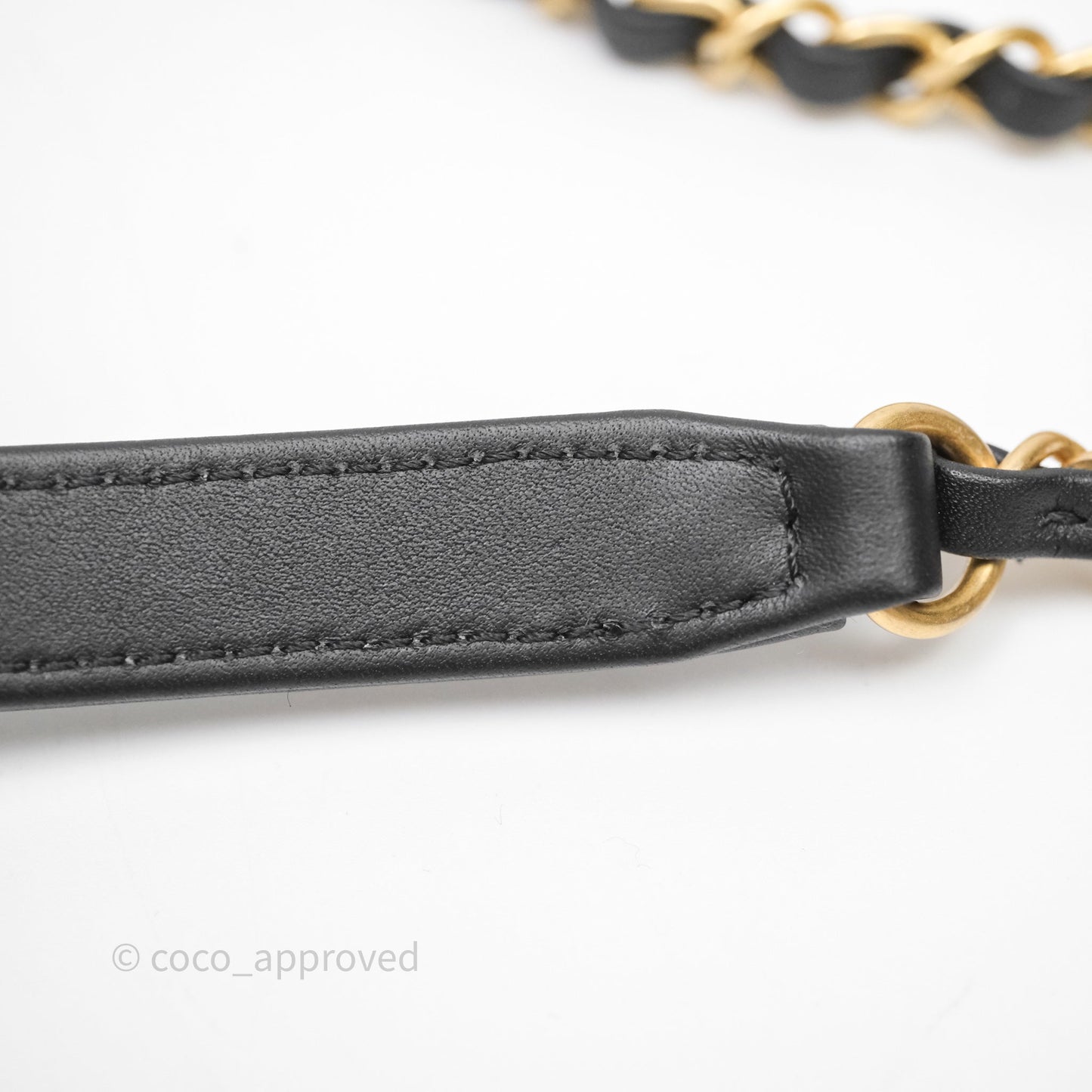 Chanel Mini Flag Bag Black & Grey Tweed Aged Gold Hardware