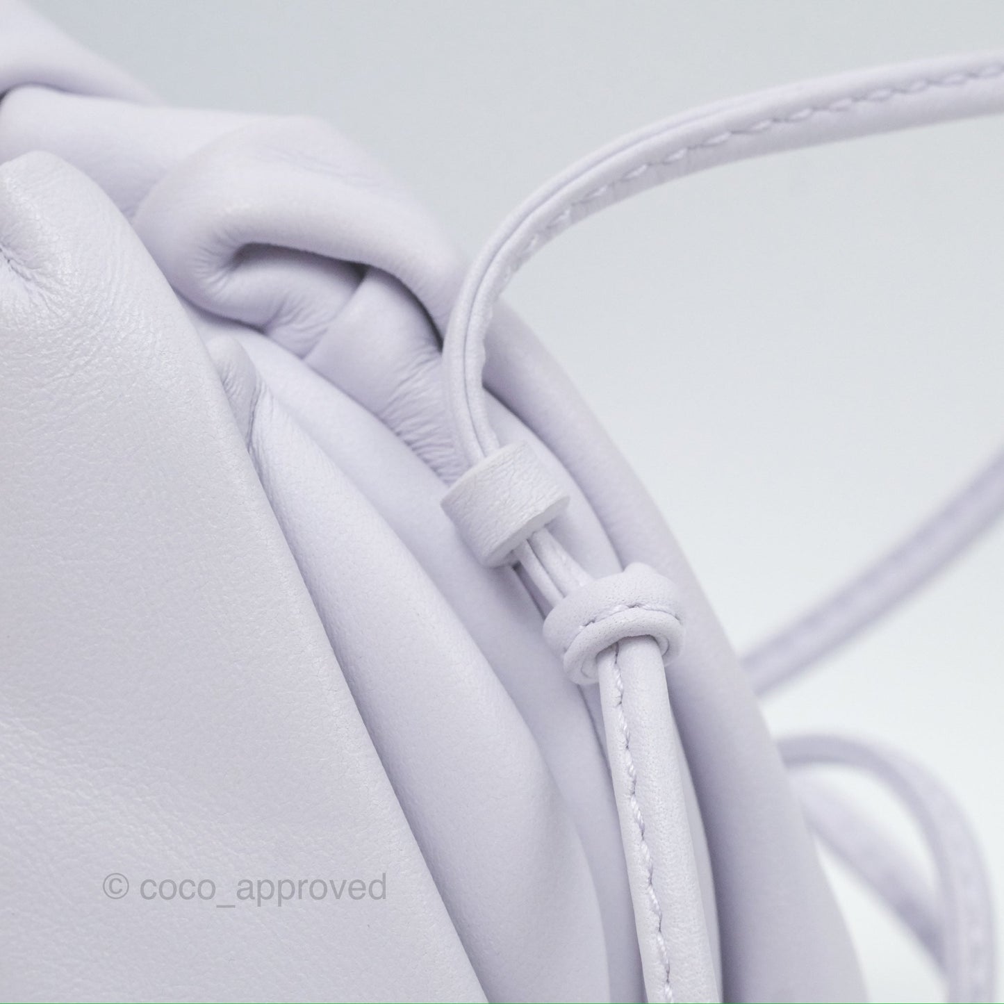 Bottega Veneta The Mini Pouch Mirth Washed Butter Calfskin