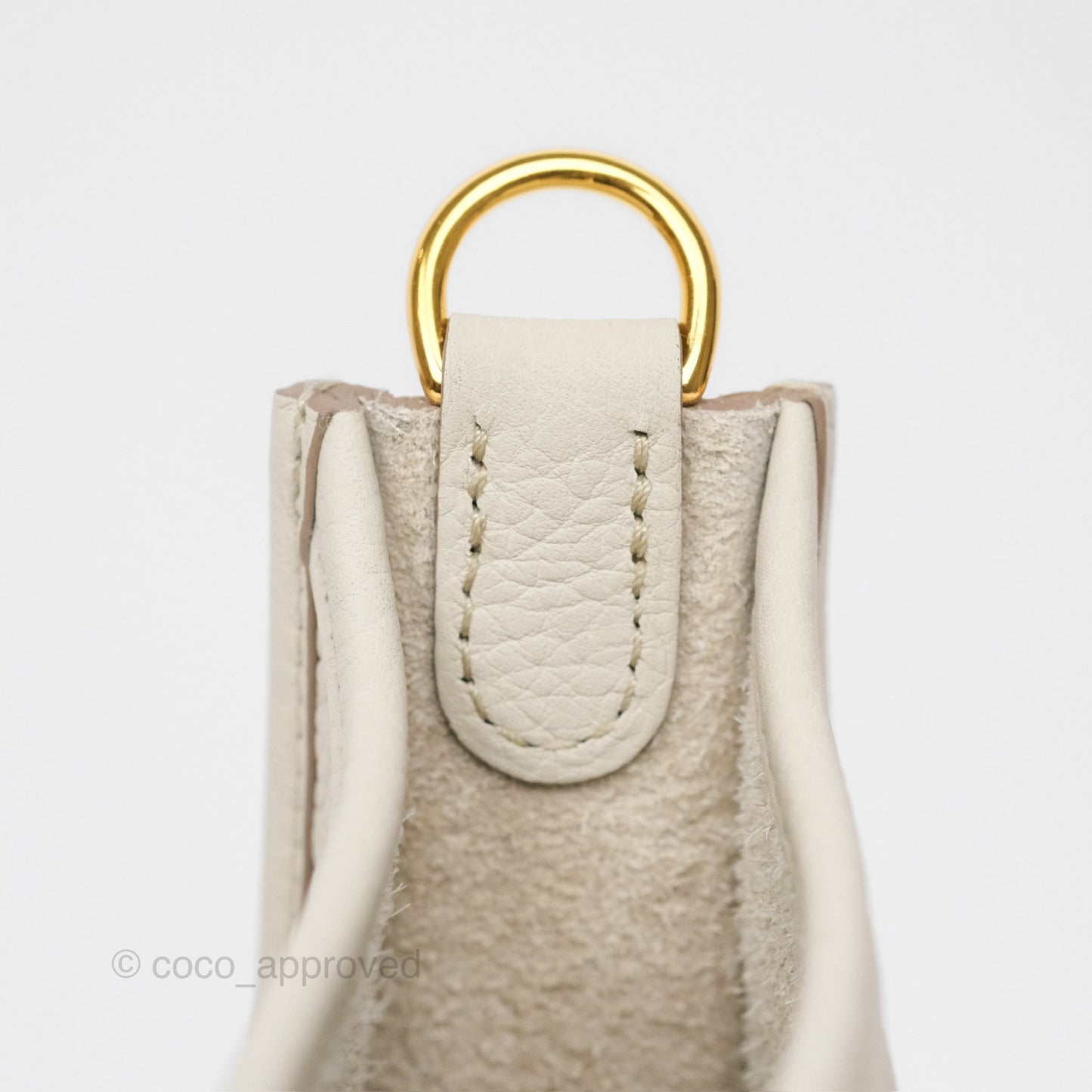 Hermès Mini Evelyne 16 Beton 8L Clemence Gold Hardware
