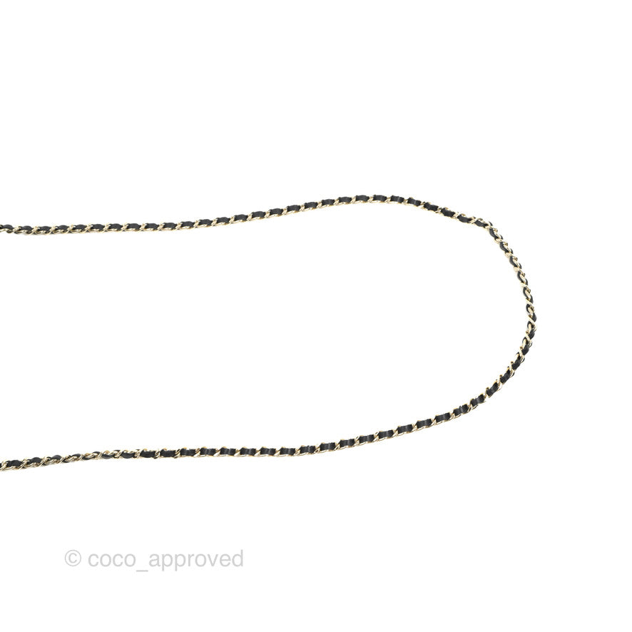 Chanel Vanity Rectangular Top Handle Black Lambskin Gold Hardware