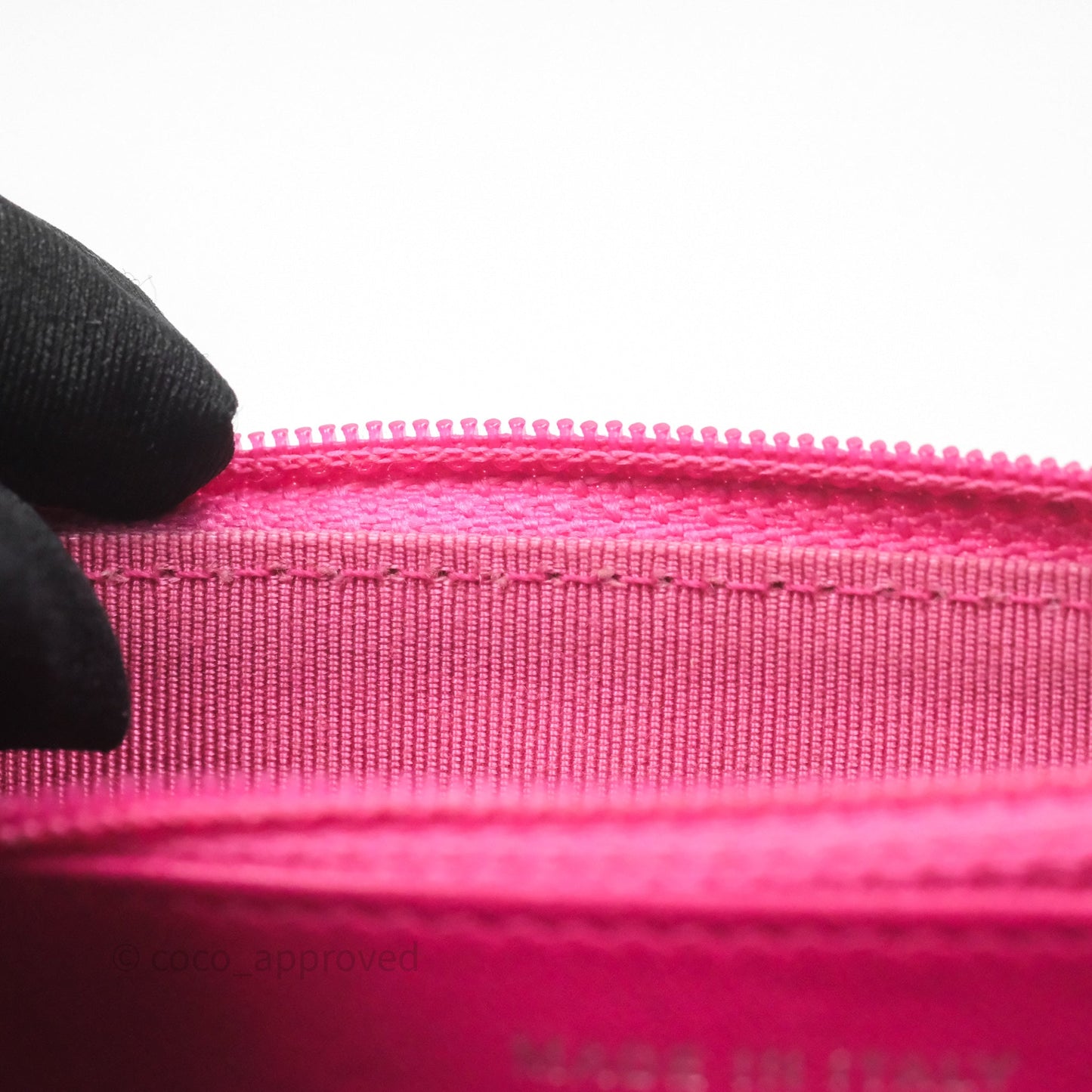 Chanel Quilted Wallet on Chain WOC Pink Lambskin Silver Hardware