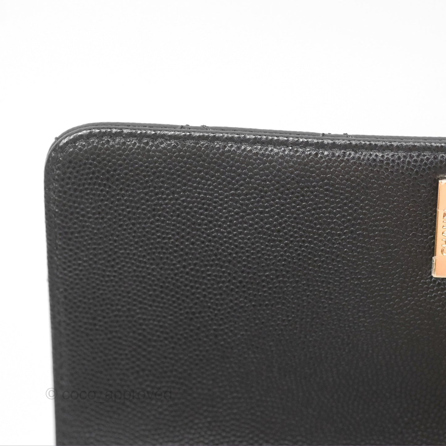 Chanel Small Coco Handle Quilted Black Caviar Gold Hardware