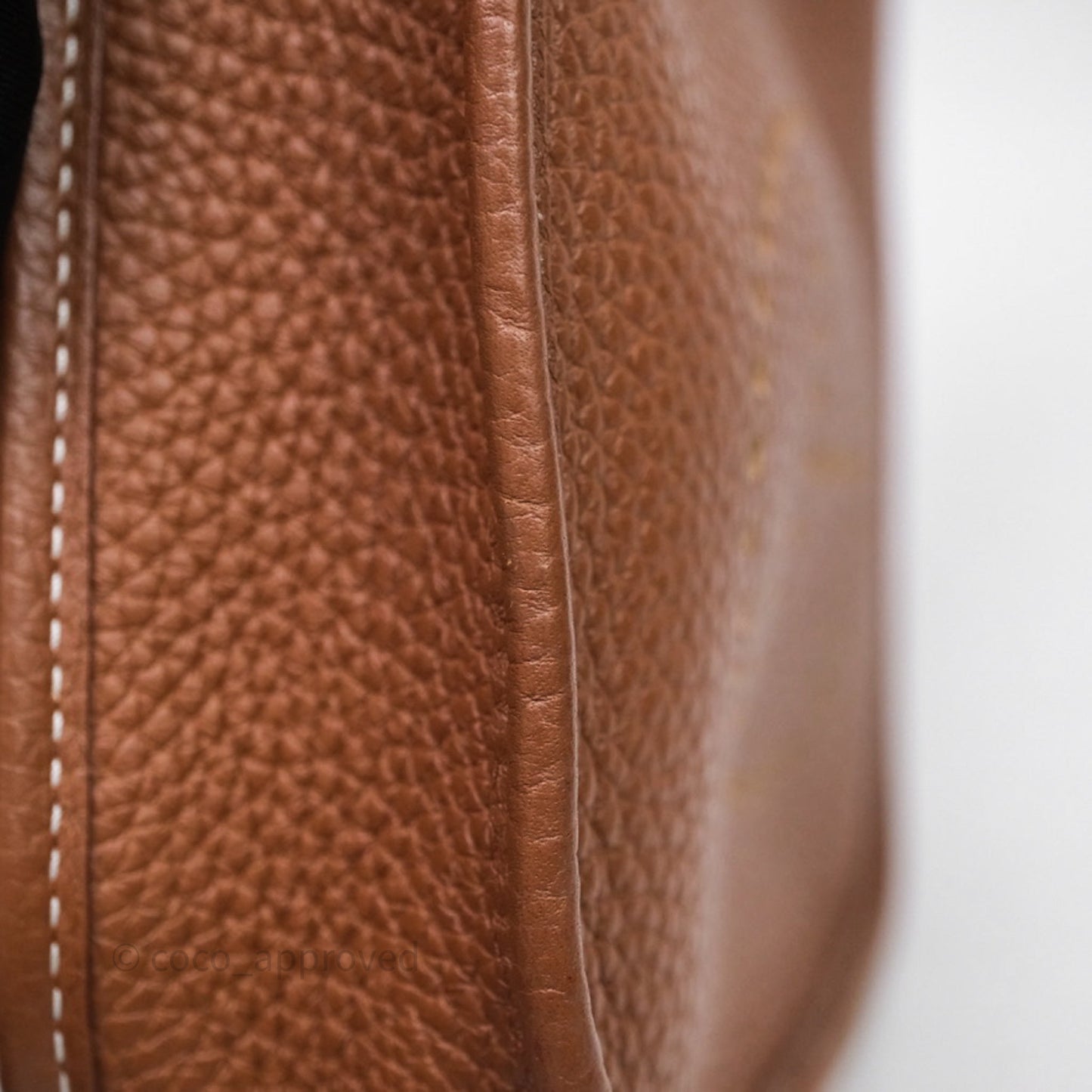 Hermès Mini Evelyne 16 Gold Clemence Gold Hardware