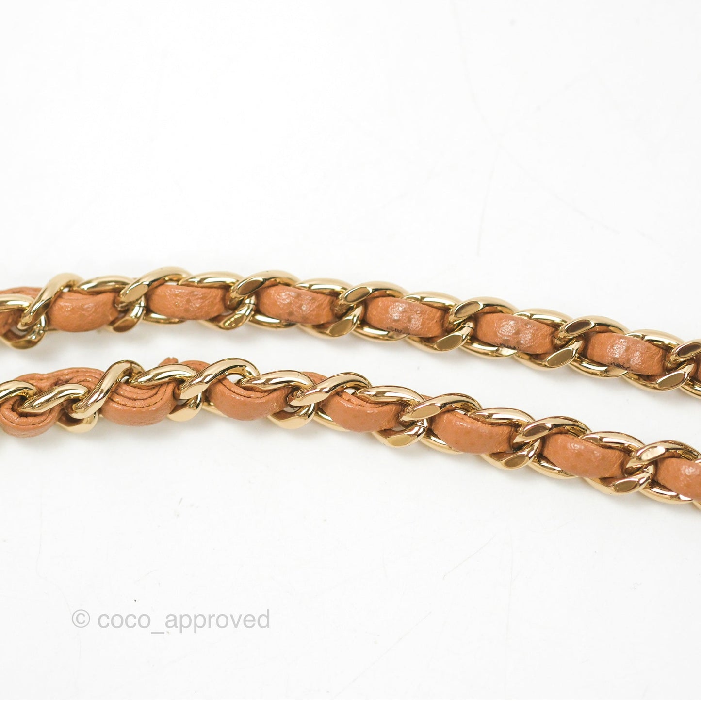 Chanel Mini Coco Handle Dark Beige Caviar Lizard Handle Gold Hardware
