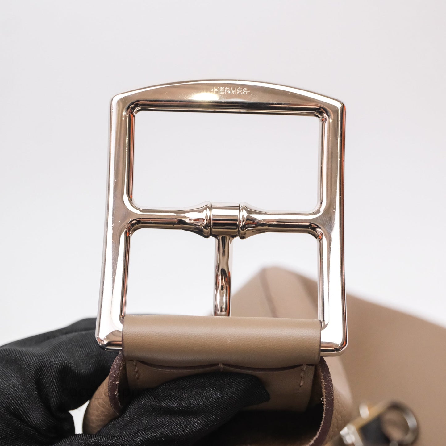 Hermes Arcon Bag Etoupe 18 Togo Palladium Hardware