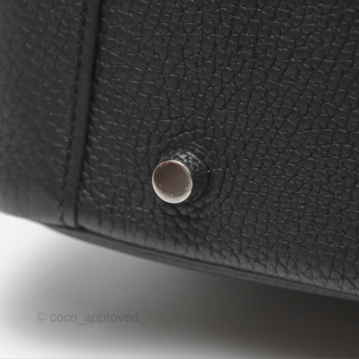 Hermès Lindy 30 Black Clemence Palladium Hardware
