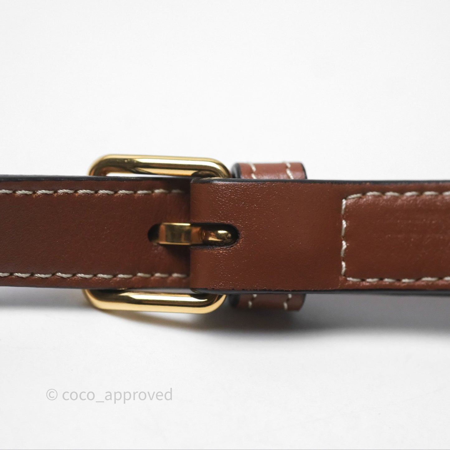Celine Folco Cuir Triomphe in Smooth Calfskin Tan