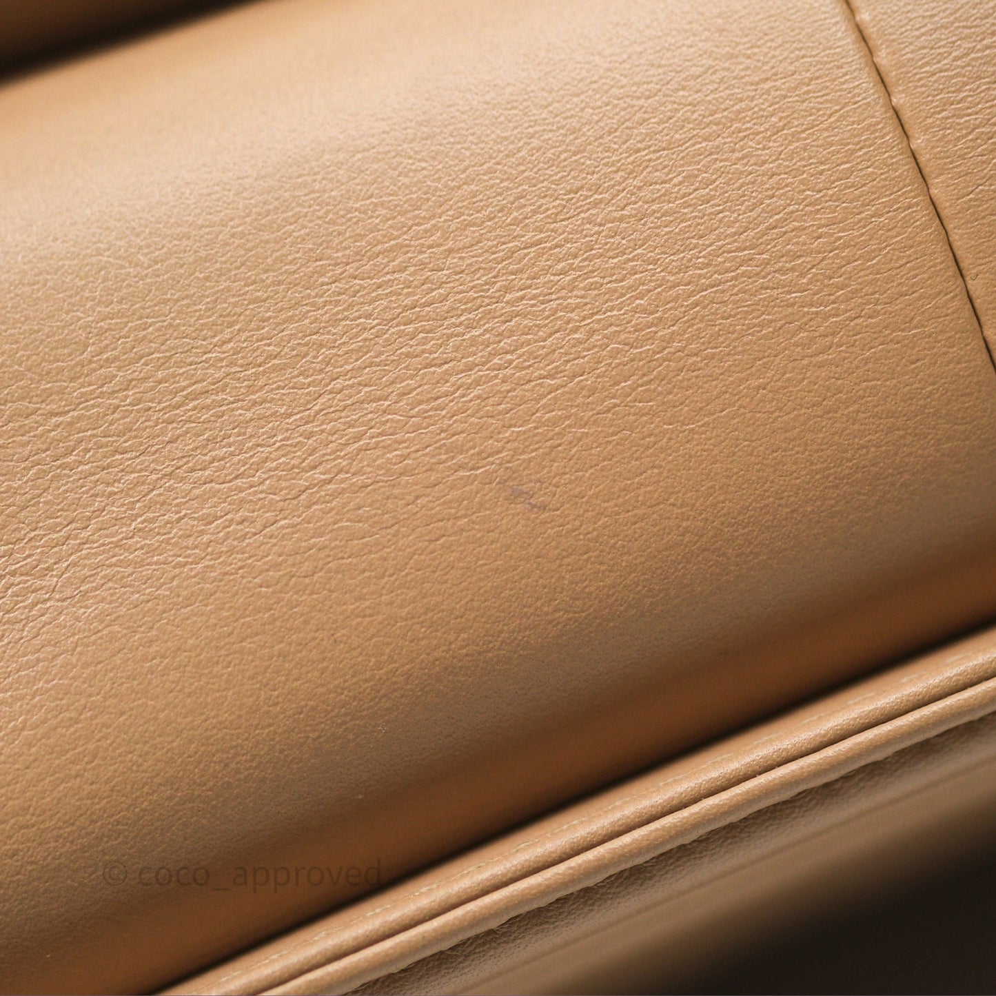 Chanel Boy Quilted Medium Beige Calfskin Gold Hardware