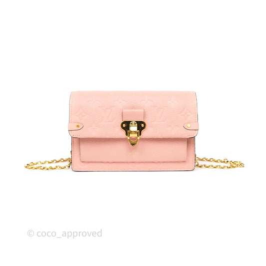 Louis Vuitton Vavin Chain Wallet Rose Poudre Empreinte Monogram