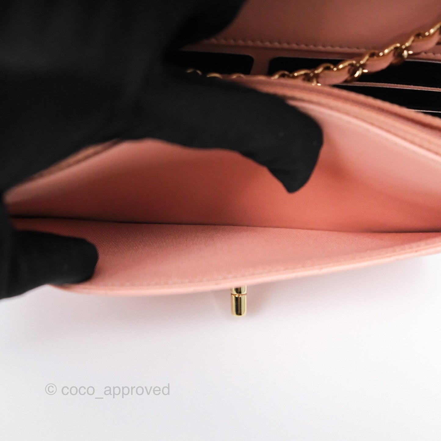 Chanel Trendy CC WOC Quilted Salmon Pink Lambskin Gold Hardware
