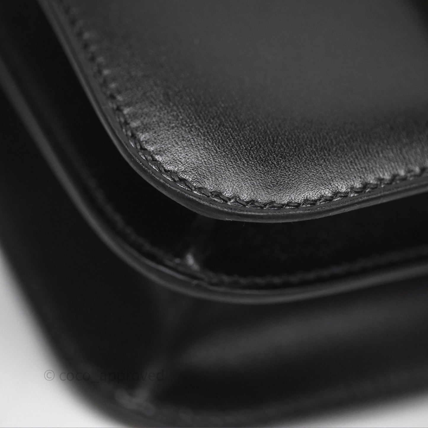 Hermès Constance Mini 18cm Mirror Black Noir 89 Box Leather Gold Hardware
