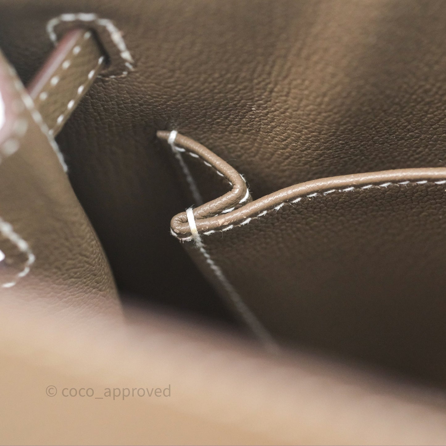 Hermès Kelly 25 Sellier Etoupe Epsom Gold Hardware