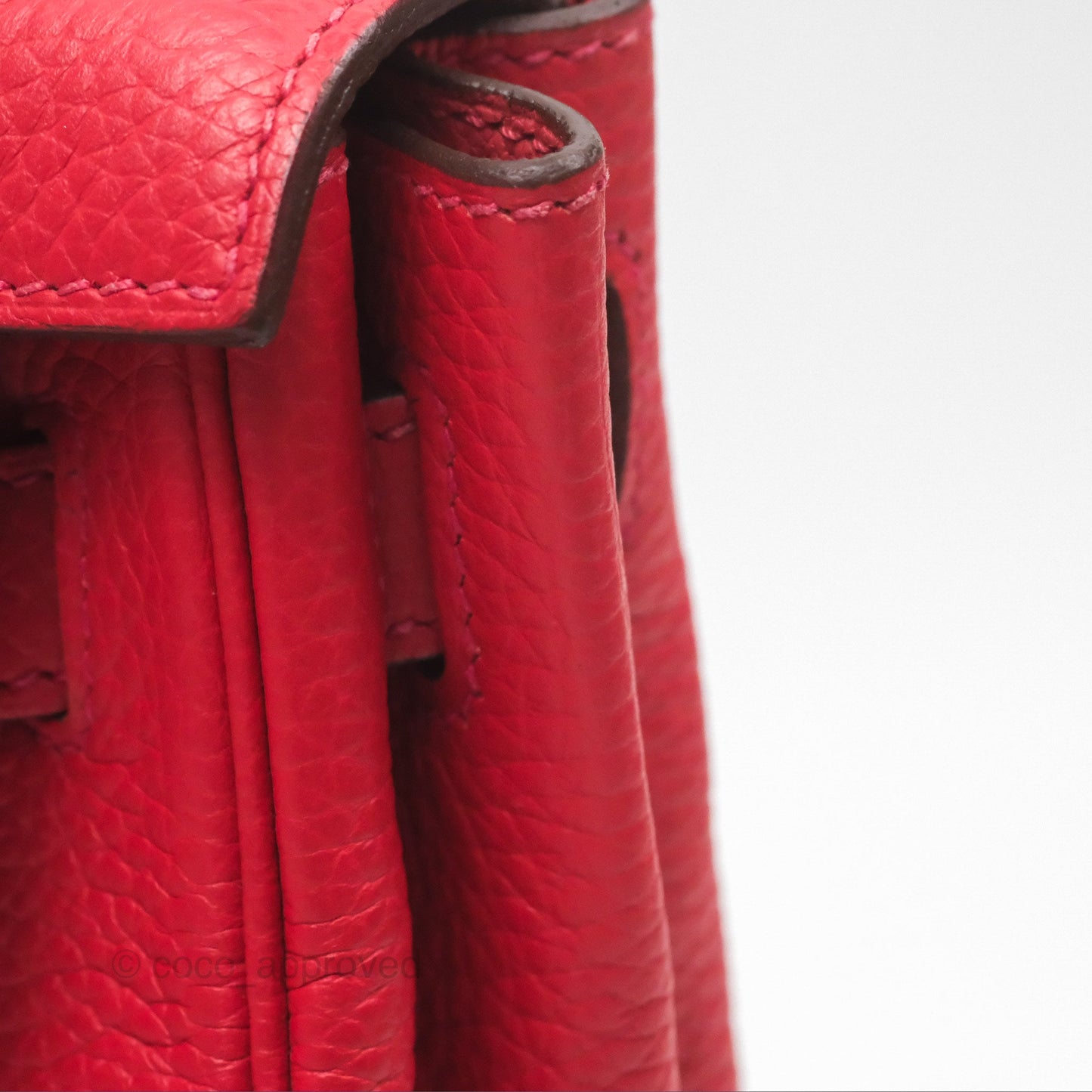 Hermès Kelly 28 Retourne Rouge Tomate S5 Clemence Gold Hardware