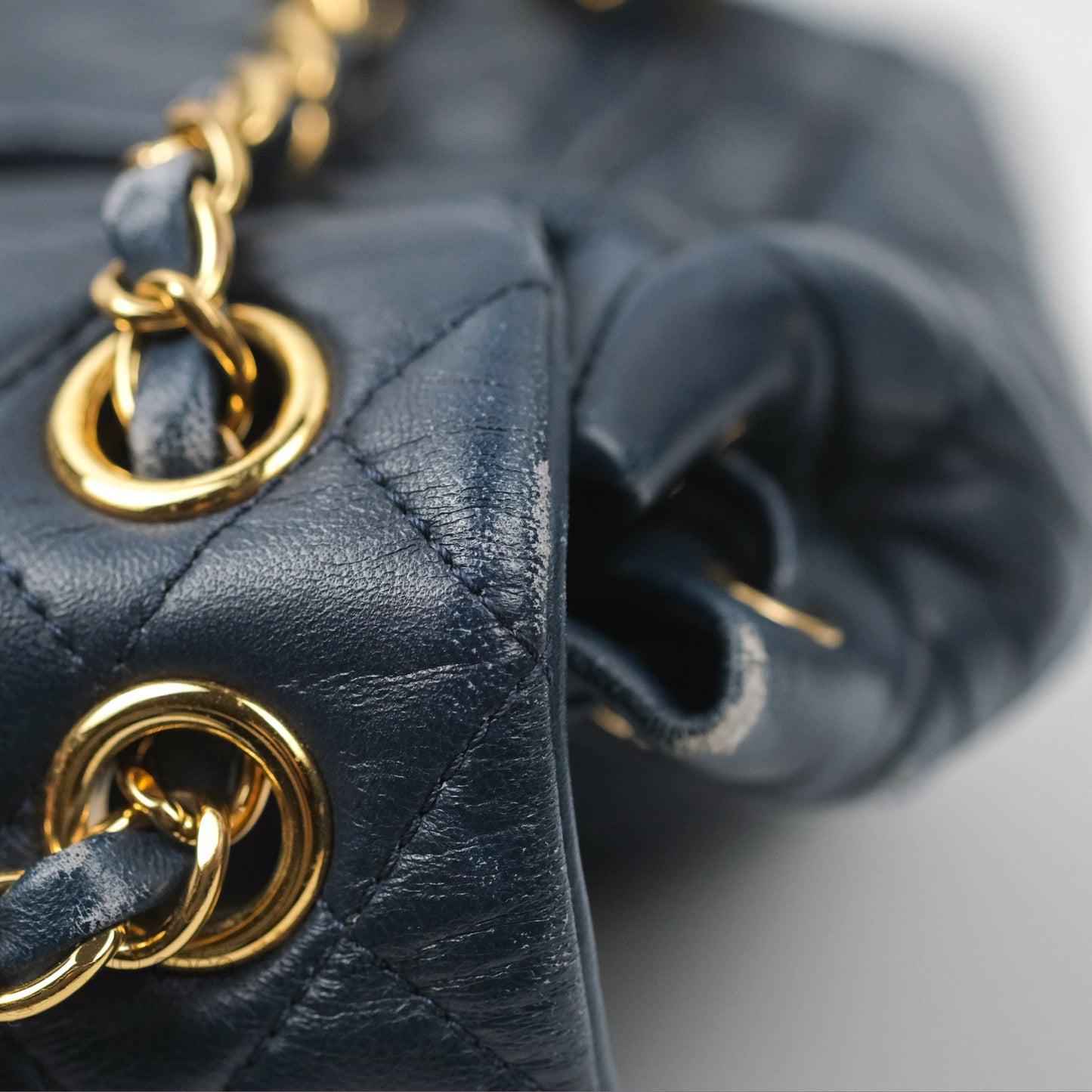 Chanel Mini Navy Calfskin Urban Spirit Backpack ⁣⁣⁣⁣⁣⁣⁣⁣⁣⁣⁣⁣⁣⁣Gold Hardware