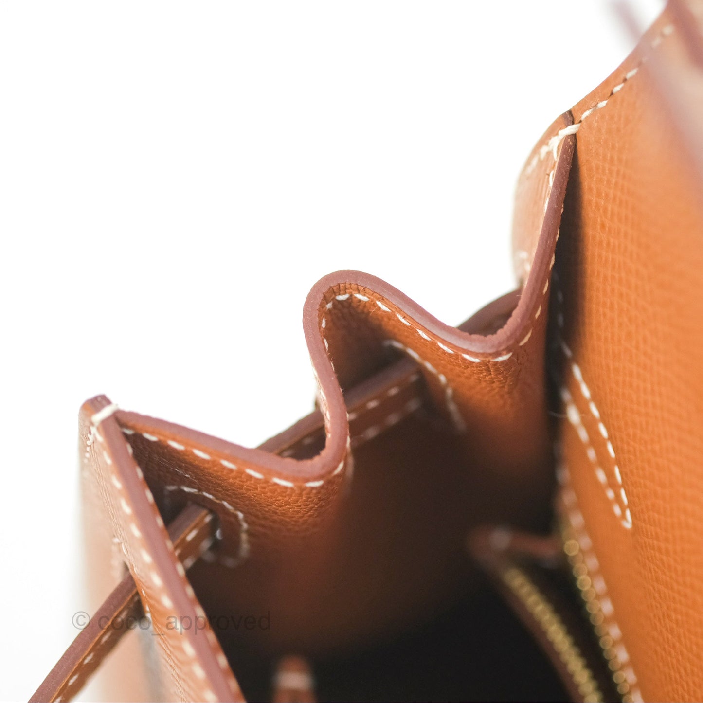 Hermès Kelly 25 Sellier Gold Epsom Gold Hardware