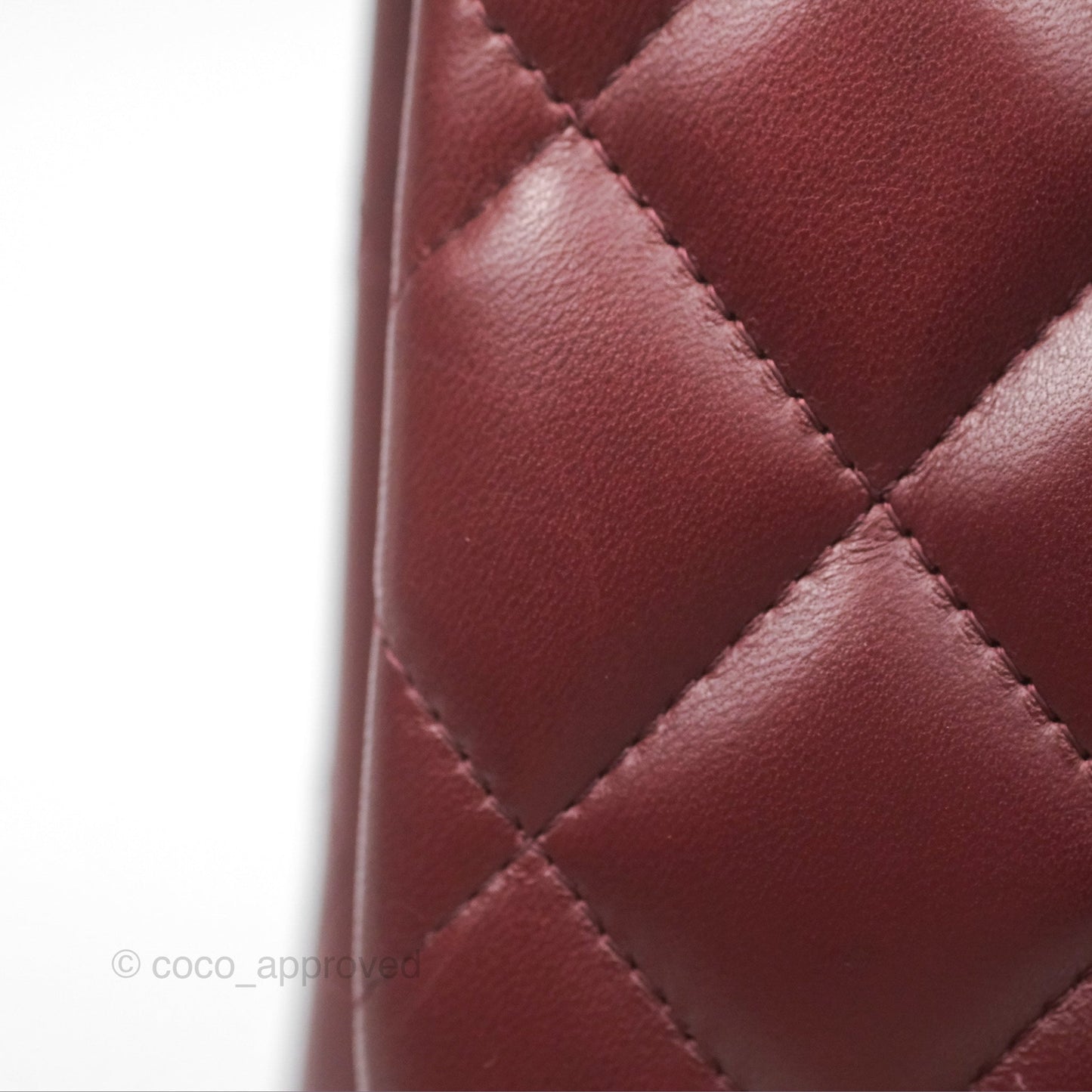 Chanel Jumbo Double Flap Burgundy Lambskin Gold Hardware