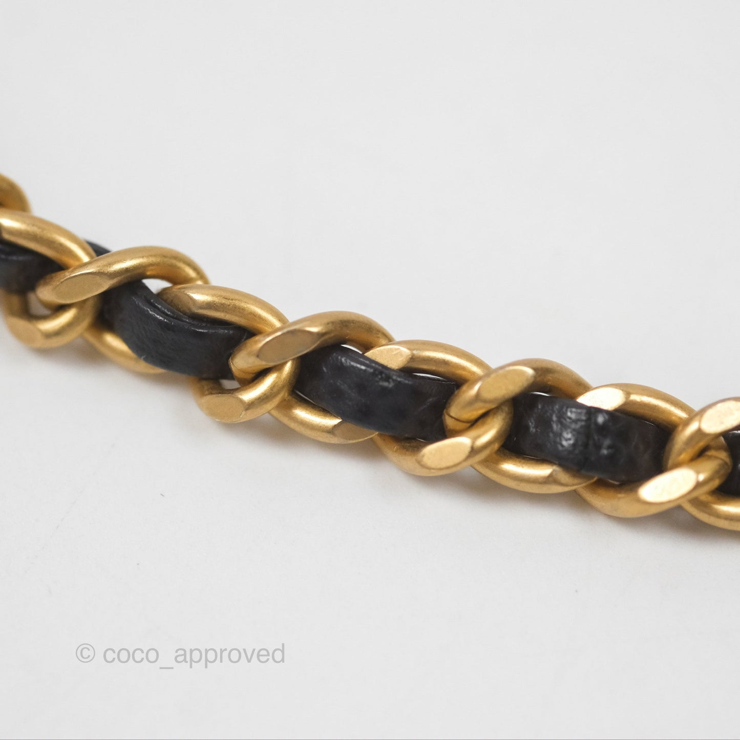 Chanel Small Coco Handle Chevron Dark Grey Caviar Aged Gold Hardware