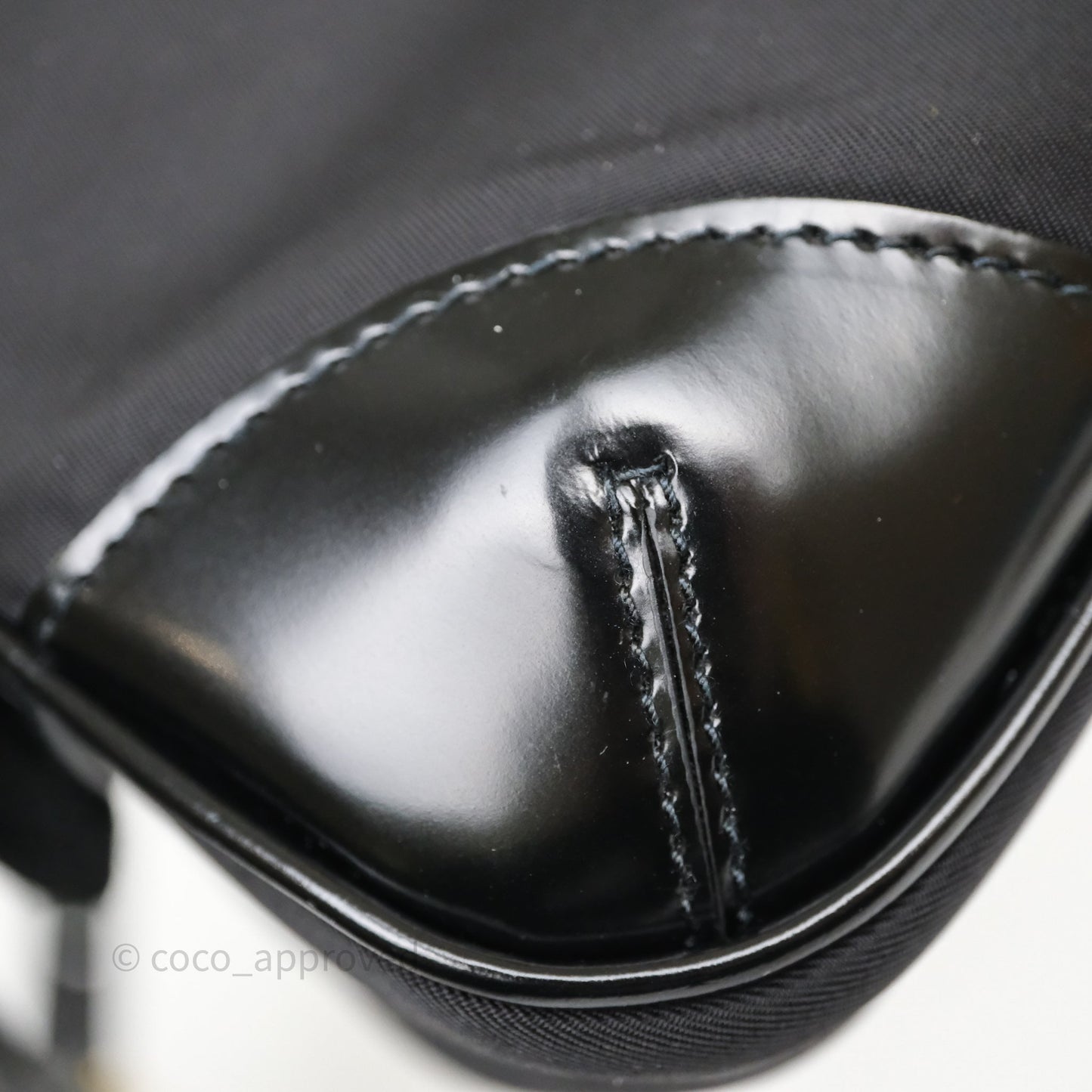 Prada Re-Edition 2002 Re-Nylon Small Shoulder Bag Black Gold Hardware