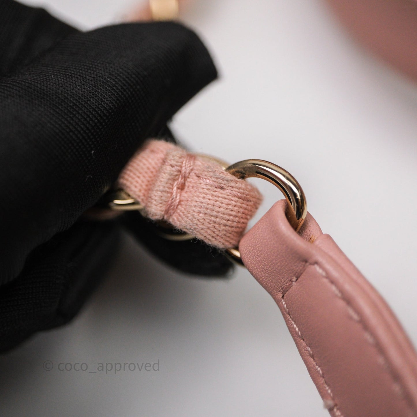 Chanel Large Deauville Tote Pink Canvas Gold Hardware