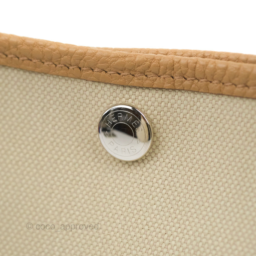 Hermès Garden Party 30 Beton 8L Biscuit 48 Canvas