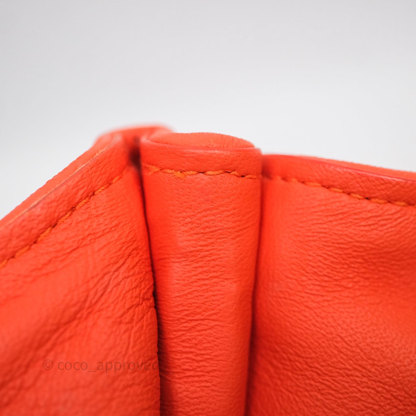 Bottega Veneta Nappa Intrecciato Parachute Tote Bag Orange