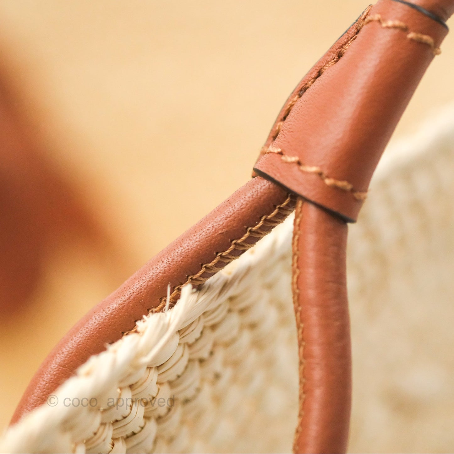 Loewe x Paula’s Ibiza Woven Anagram Basket Bag Natural/Tan