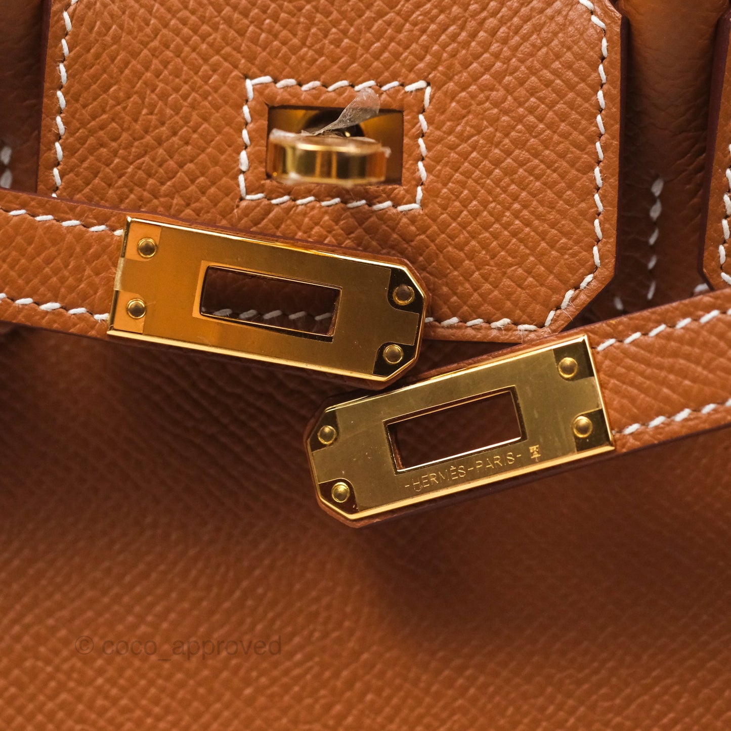 Hermes Birkin 25 Sellier Gold 37 Epsom Gold Hardware