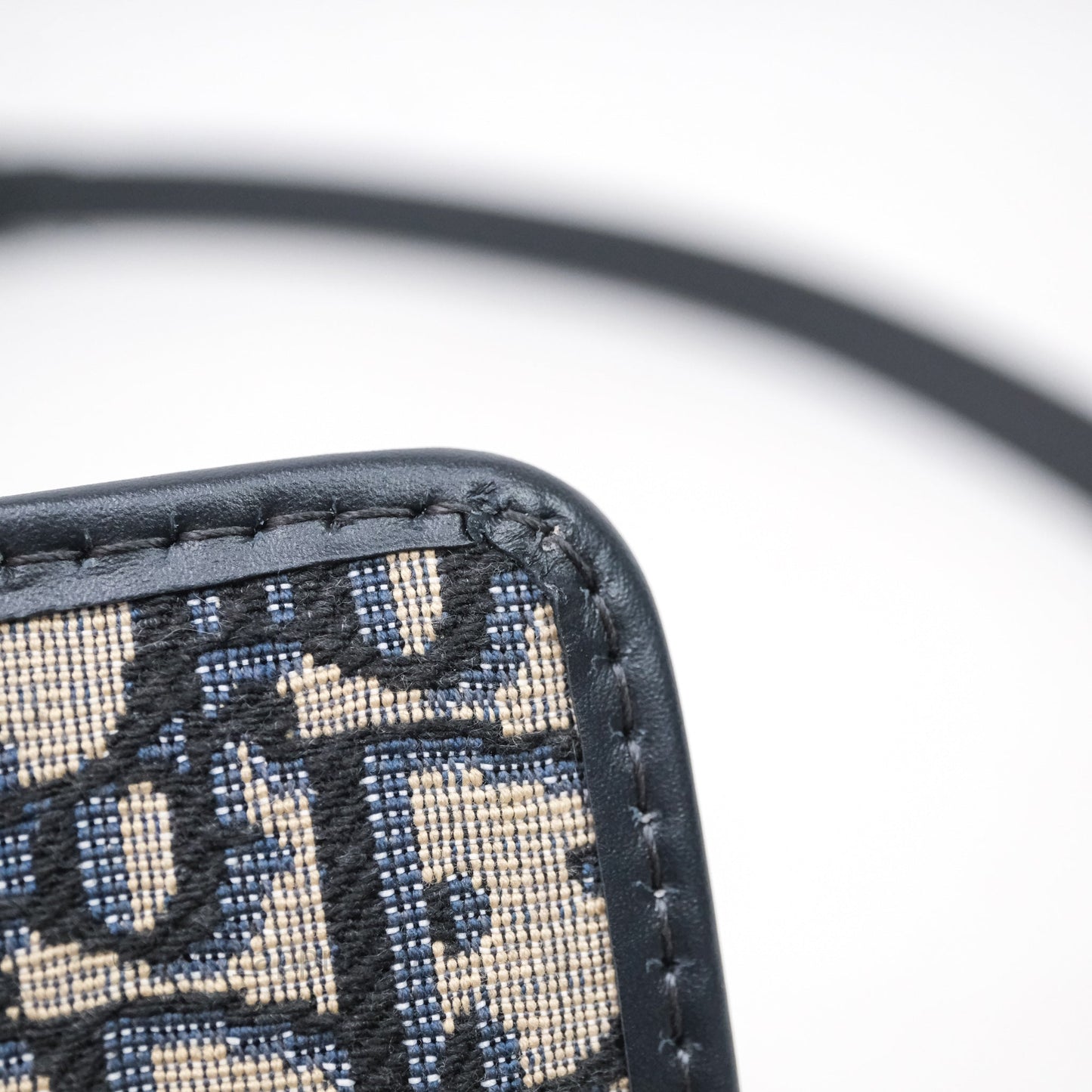 Christian Dior Small 30 Montaigne Bag Blue Dior Oblique Jacquard
