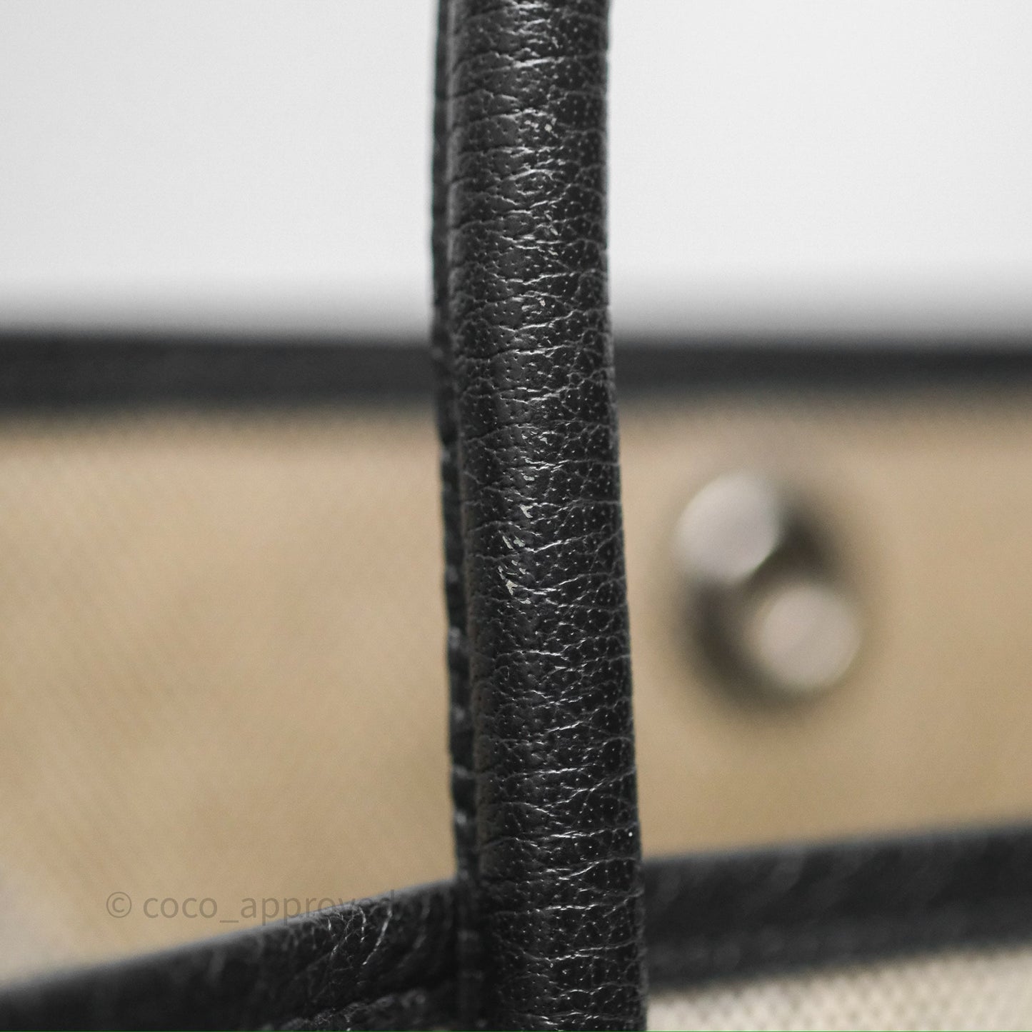 Hermès Garden Party 36 Noir 89 Canvas