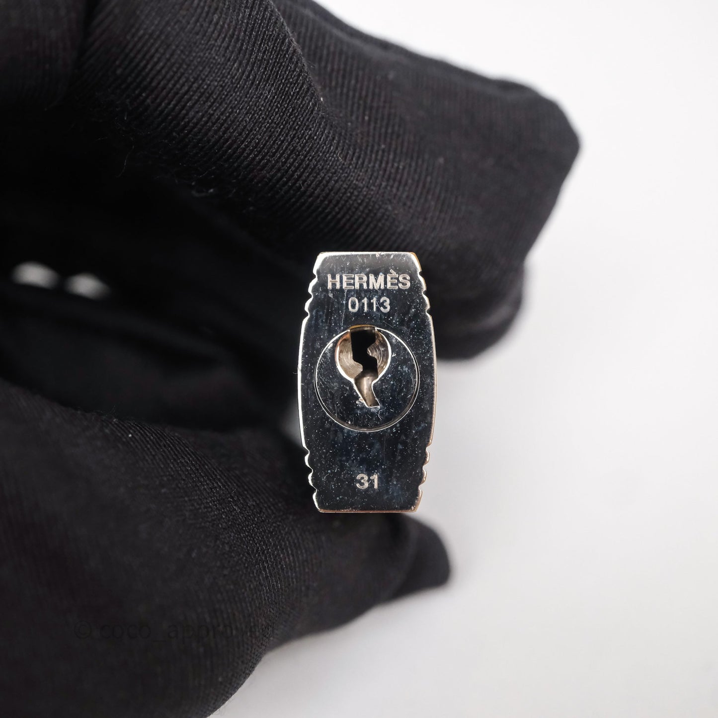 Hermès Kelly 32 Retourne Bleu Glacier 8U Togo Palladium Hardware