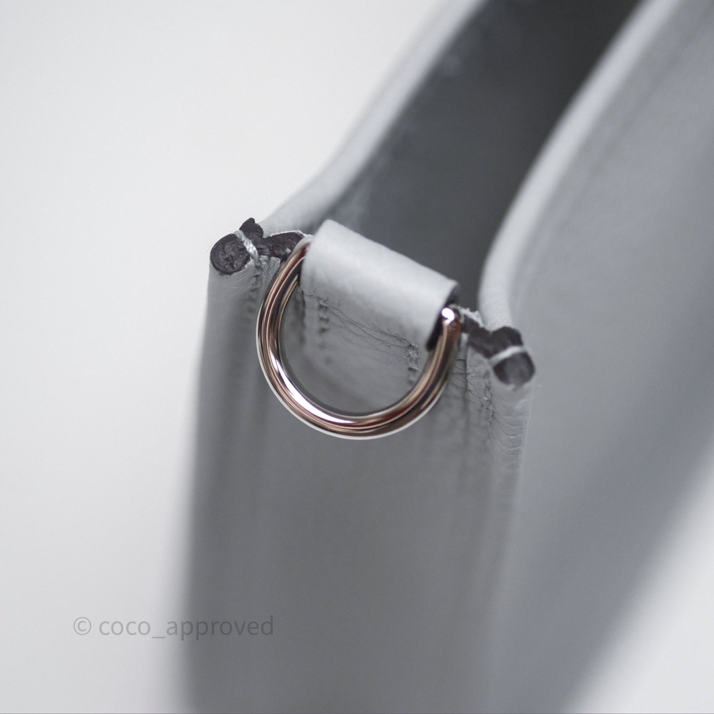 Hermès Mini Evelyne 16 Glacier 8U Clemence Palladium Hardware