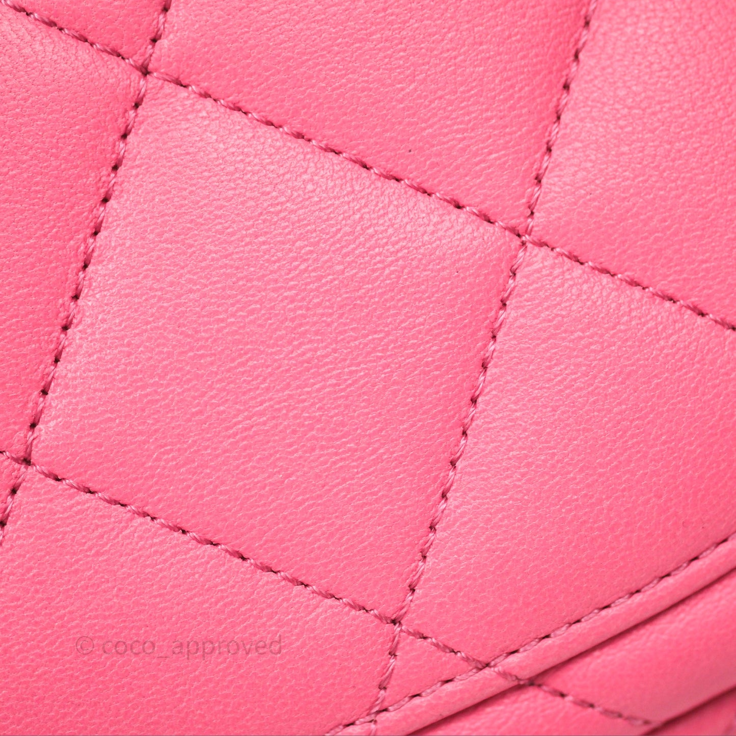Chanel Quilted Mini CC Funky Town Flap Pink Lambskin Aged Gold Hardware