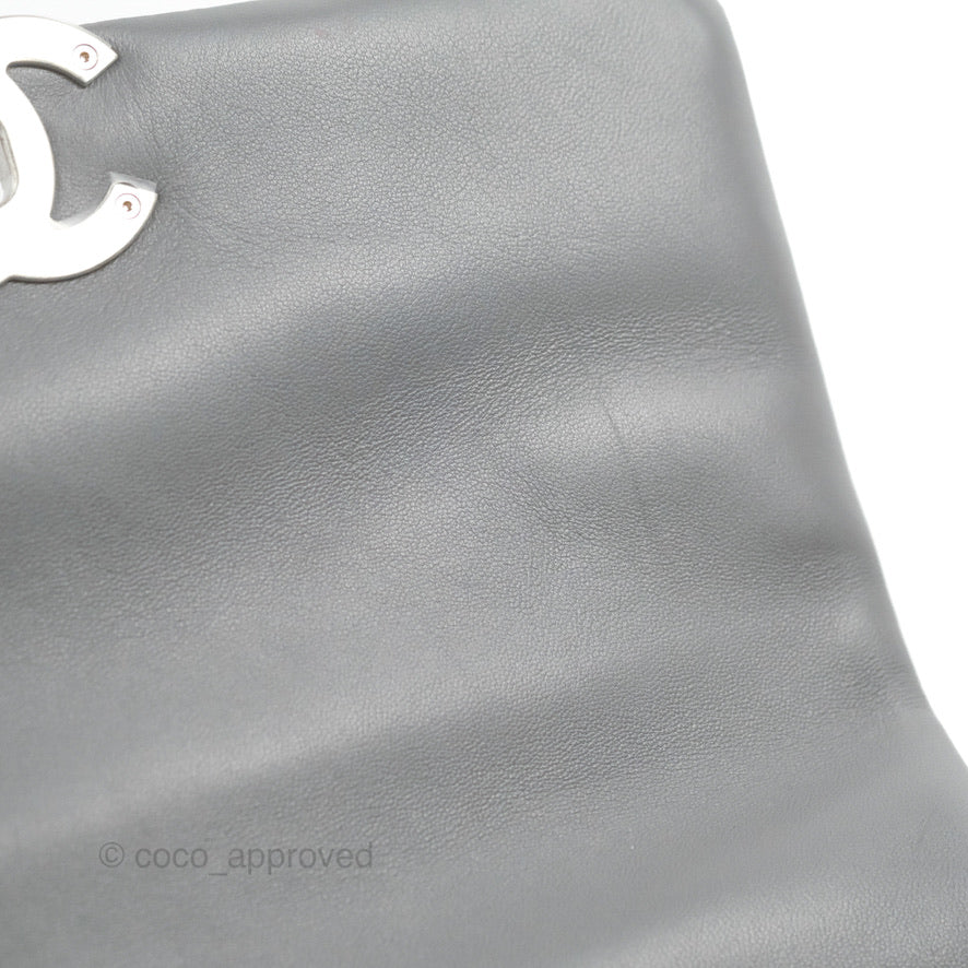 Chanel 19 Small Dark Grey Lambskin Mixed Hardware